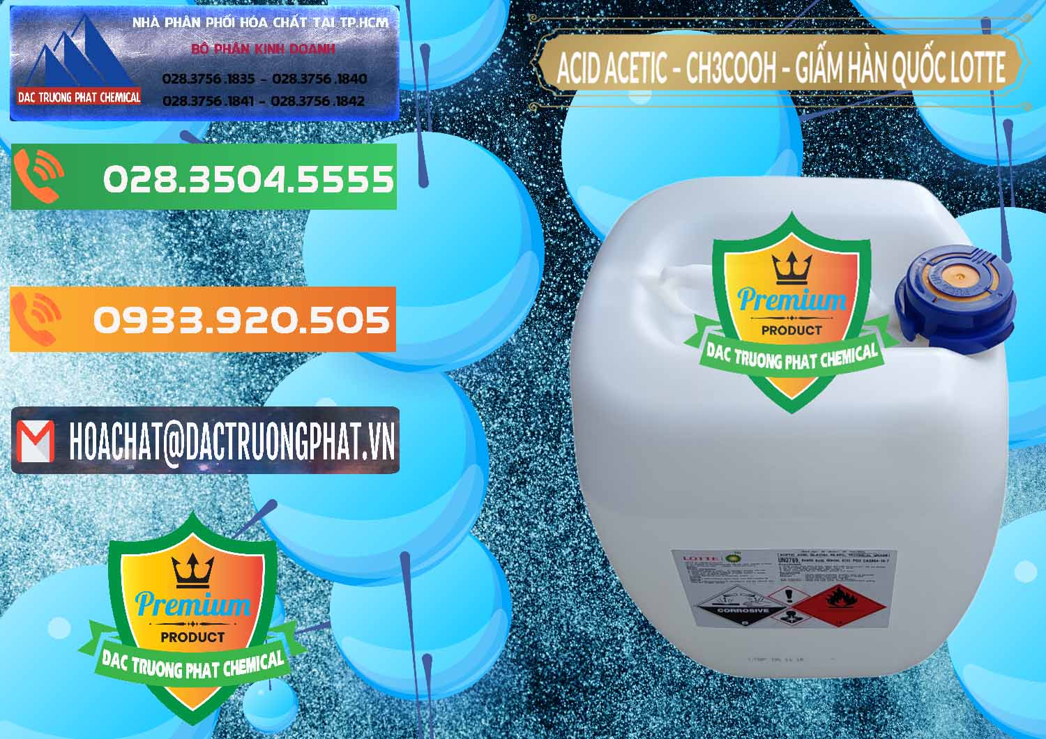 Công ty chuyên phân phối - bán Acetic Acid – Axit Acetic Hàn Quốc Lotte Korea - 0002 - Nhập khẩu và phân phối hóa chất tại TP.HCM - hoachatxulynuoc.com.vn