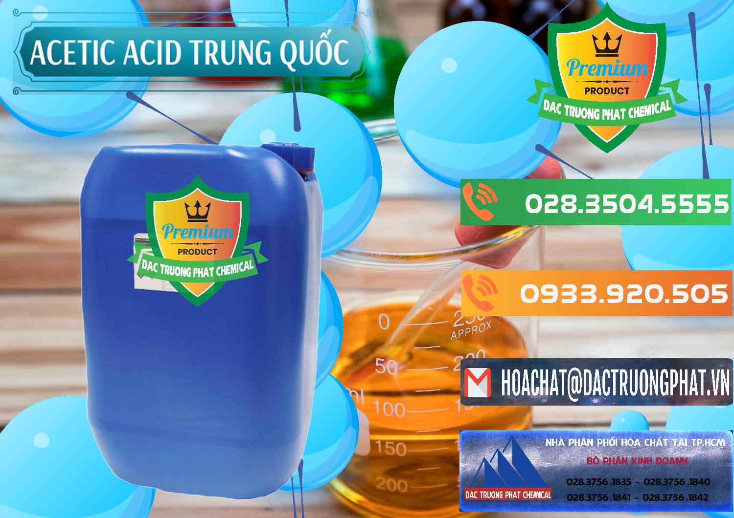 Cty phân phối _ bán Acetic Acid – Axit Acetic Trung Quốc China - 0358 - Cty phân phối - bán hóa chất tại TP.HCM - hoachatxulynuoc.com.vn