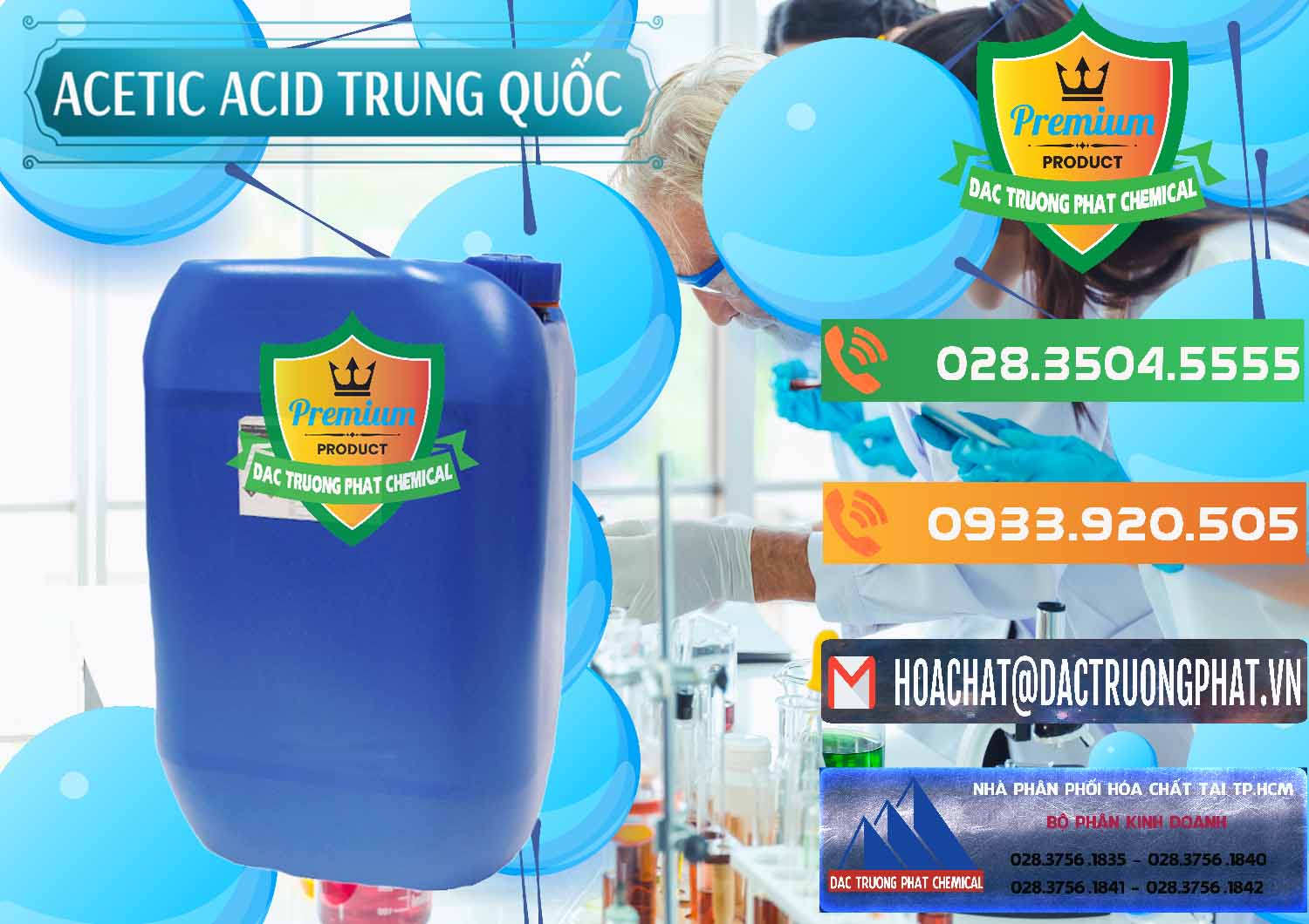 Công ty cung ứng & bán Acetic Acid – Axit Acetic Trung Quốc China - 0358 - Công ty chuyên phân phối ( nhập khẩu ) hóa chất tại TP.HCM - hoachatxulynuoc.com.vn