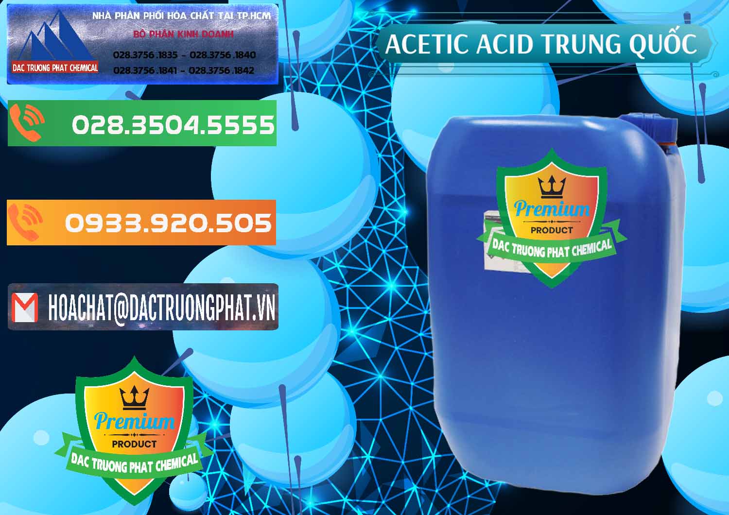 Chuyên bán & phân phối Acetic Acid – Axit Acetic Trung Quốc China - 0358 - Công ty chuyên nhập khẩu - phân phối hóa chất tại TP.HCM - hoachatxulynuoc.com.vn