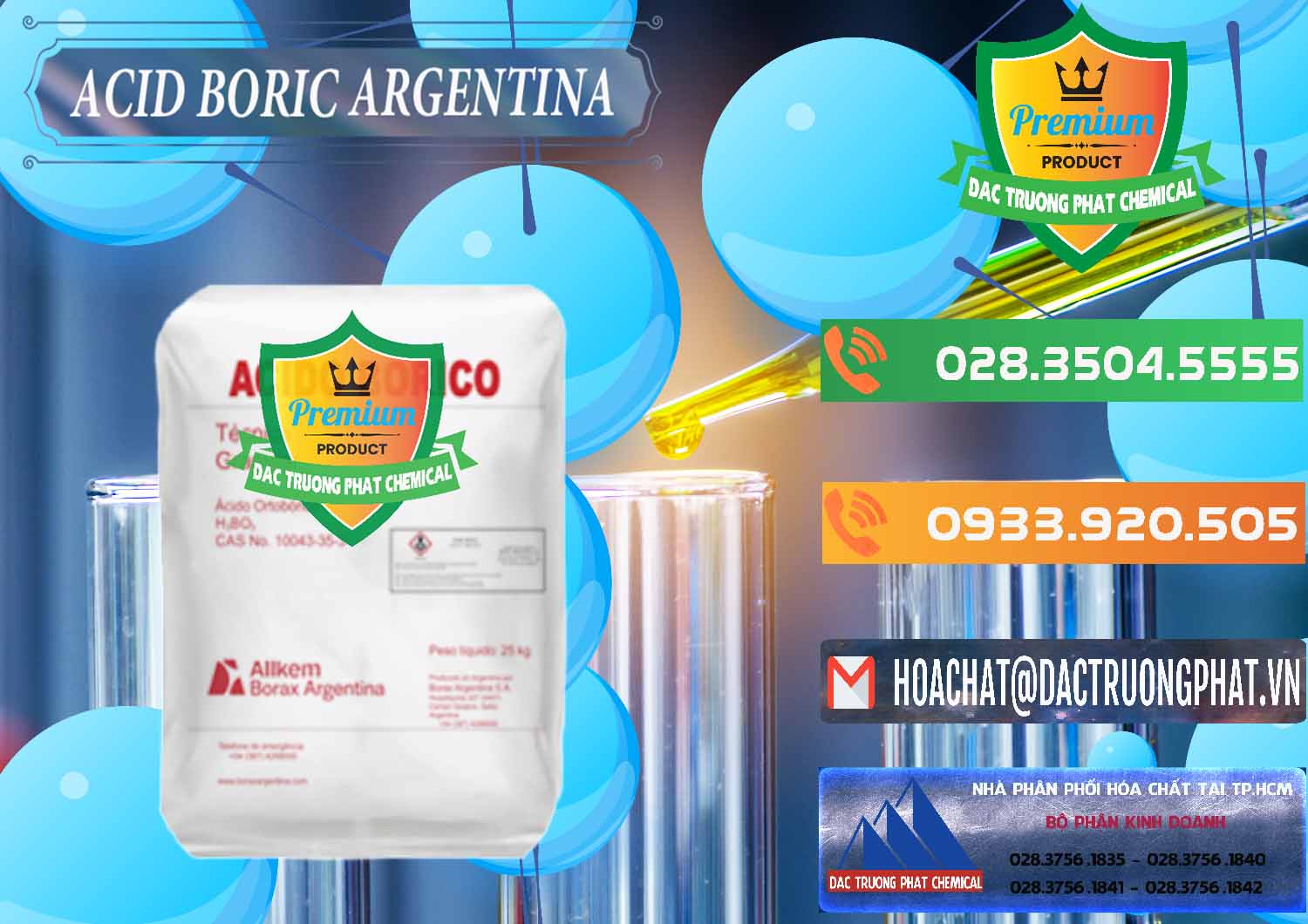 Cty chuyên cung cấp ( bán ) Acid Boric – Axit Boric H3BO3 99% Allkem Argentina - 0448 - Công ty cung cấp và nhập khẩu hóa chất tại TP.HCM - hoachatxulynuoc.com.vn