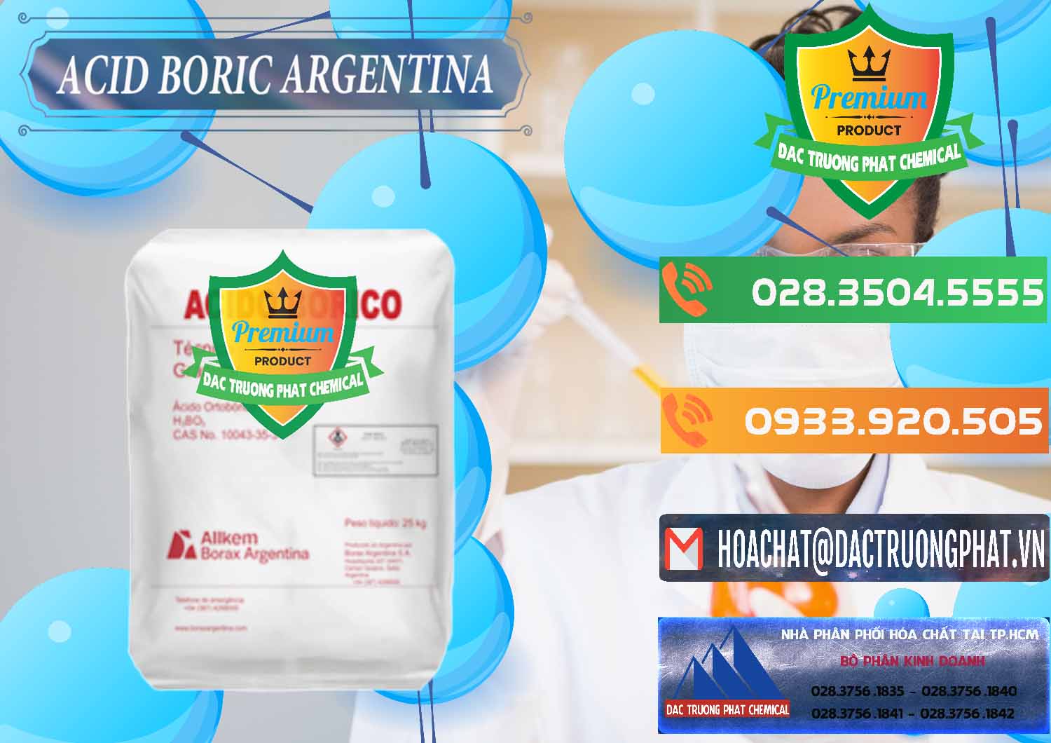 Đơn vị chuyên bán & cung cấp Acid Boric – Axit Boric H3BO3 99% Allkem Argentina - 0448 - Cty chuyên nhập khẩu - phân phối hóa chất tại TP.HCM - hoachatxulynuoc.com.vn