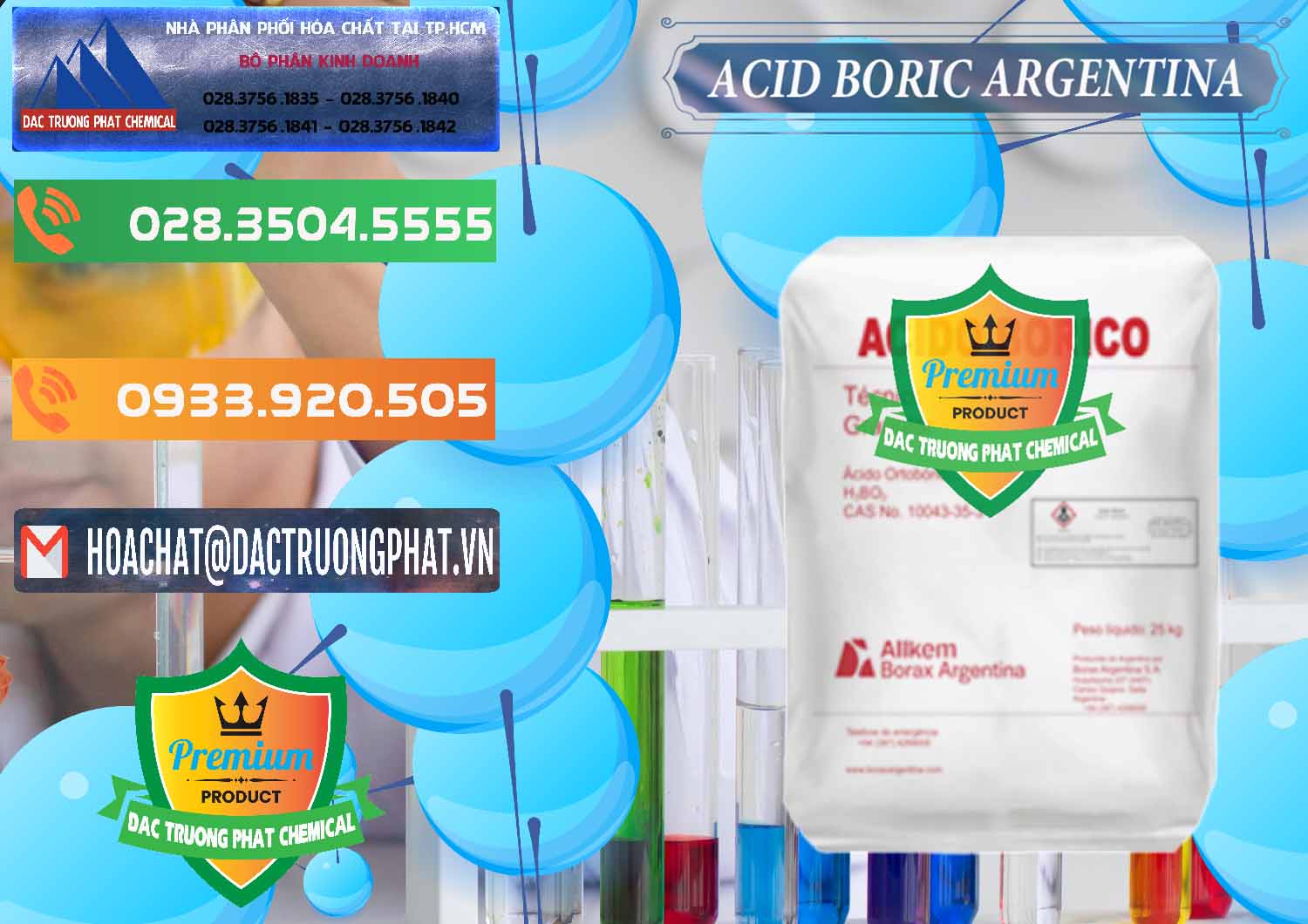 Đơn vị phân phối và bán Acid Boric – Axit Boric H3BO3 99% Allkem Argentina - 0448 - Cty phân phối - cung cấp hóa chất tại TP.HCM - hoachatxulynuoc.com.vn
