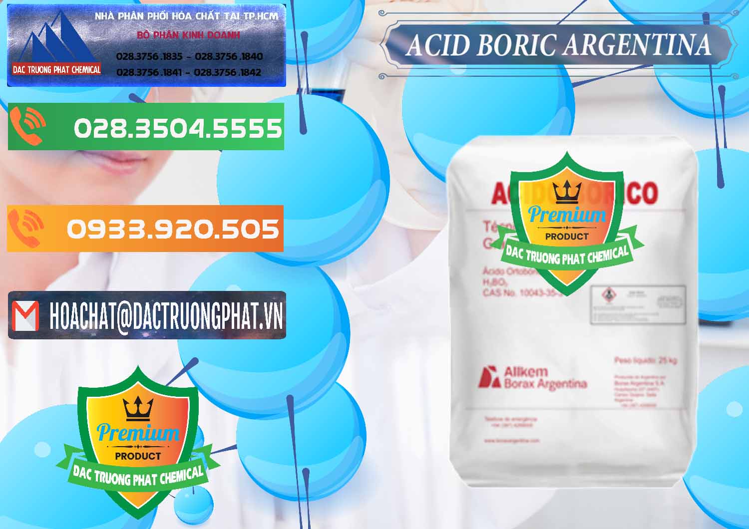 Kinh doanh _ bán Acid Boric – Axit Boric H3BO3 99% Allkem Argentina - 0448 - Đơn vị chuyên phân phối & nhập khẩu hóa chất tại TP.HCM - hoachatxulynuoc.com.vn
