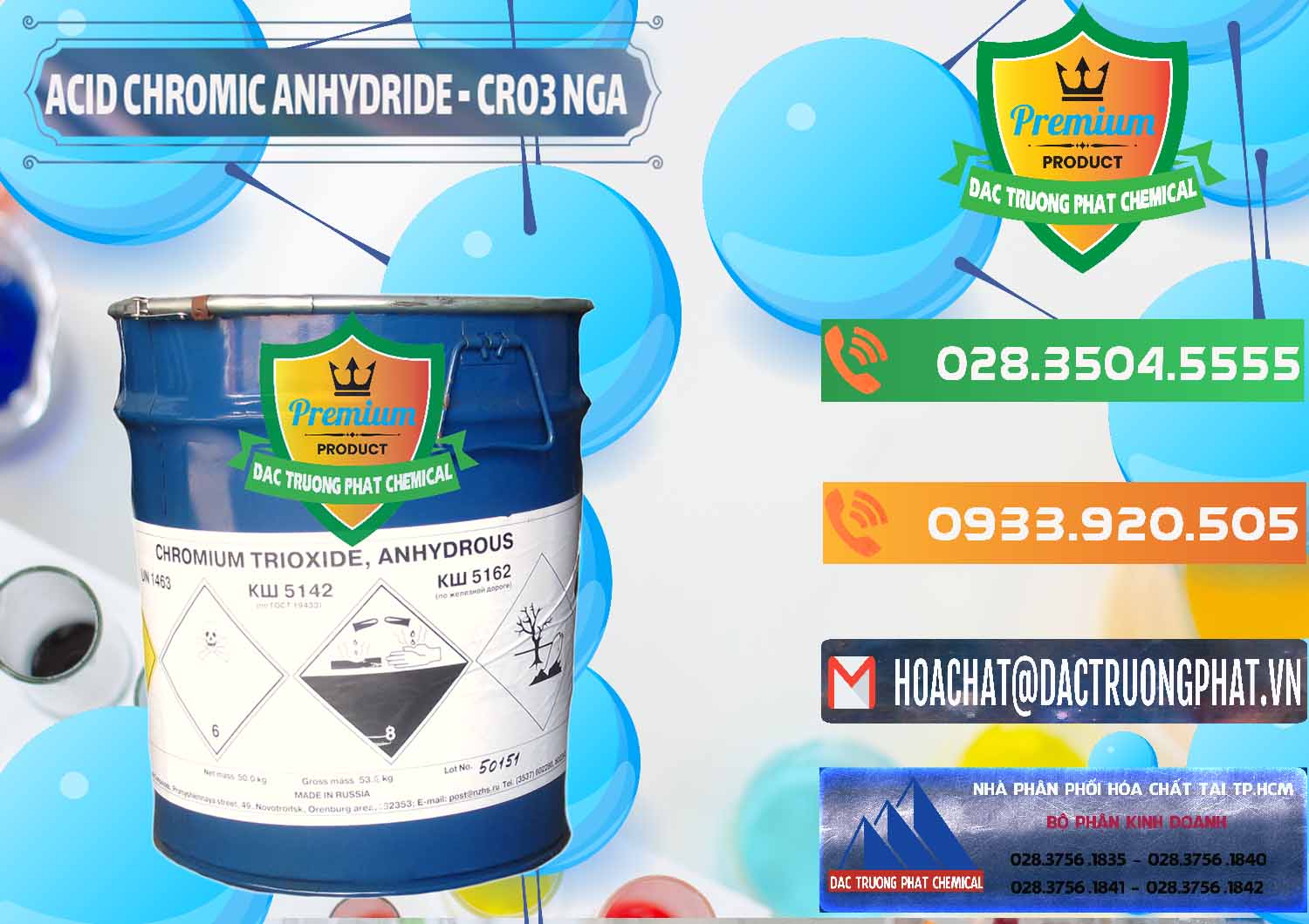 Cty chuyên phân phối _ bán Acid Chromic Anhydride - Cromic CRO3 Nga Russia - 0006 - Phân phối _ kinh doanh hóa chất tại TP.HCM - hoachatxulynuoc.com.vn