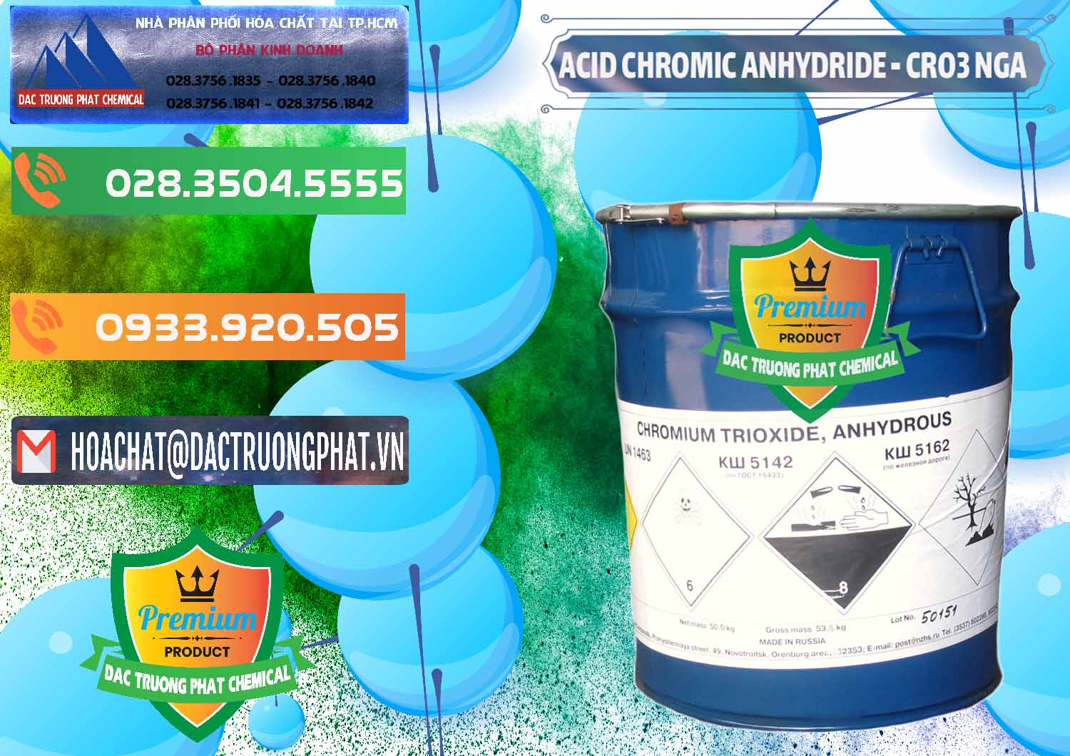 Nơi chuyên cung ứng _ bán Acid Chromic Anhydride - Cromic CRO3 Nga Russia - 0006 - Đơn vị chuyên cung cấp & nhập khẩu hóa chất tại TP.HCM - hoachatxulynuoc.com.vn