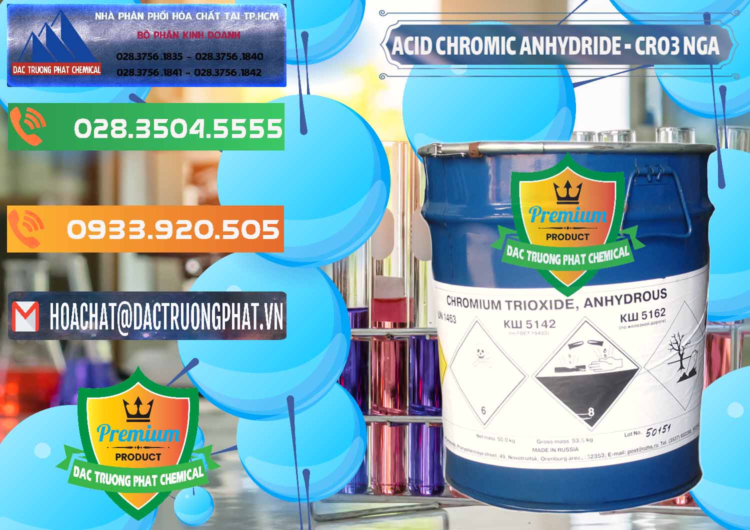Cty cung cấp _ bán Acid Chromic Anhydride - Cromic CRO3 Nga Russia - 0006 - Cty chuyên nhập khẩu - cung cấp hóa chất tại TP.HCM - hoachatxulynuoc.com.vn