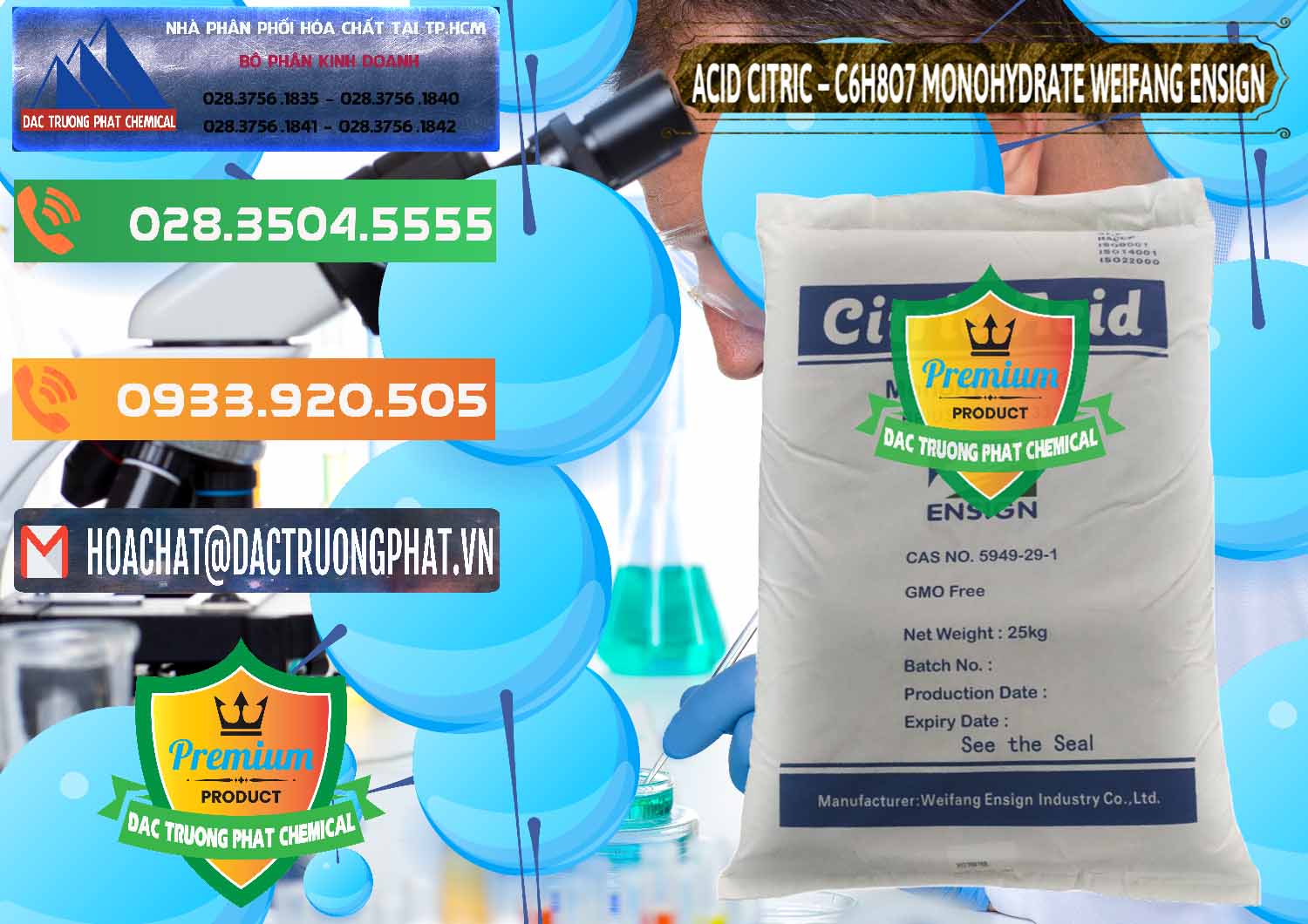 Nhà cung cấp ( bán ) Acid Citric - Axit Citric Monohydrate Weifang Trung Quốc China - 0009 - Công ty cung cấp ( nhập khẩu ) hóa chất tại TP.HCM - hoachatxulynuoc.com.vn