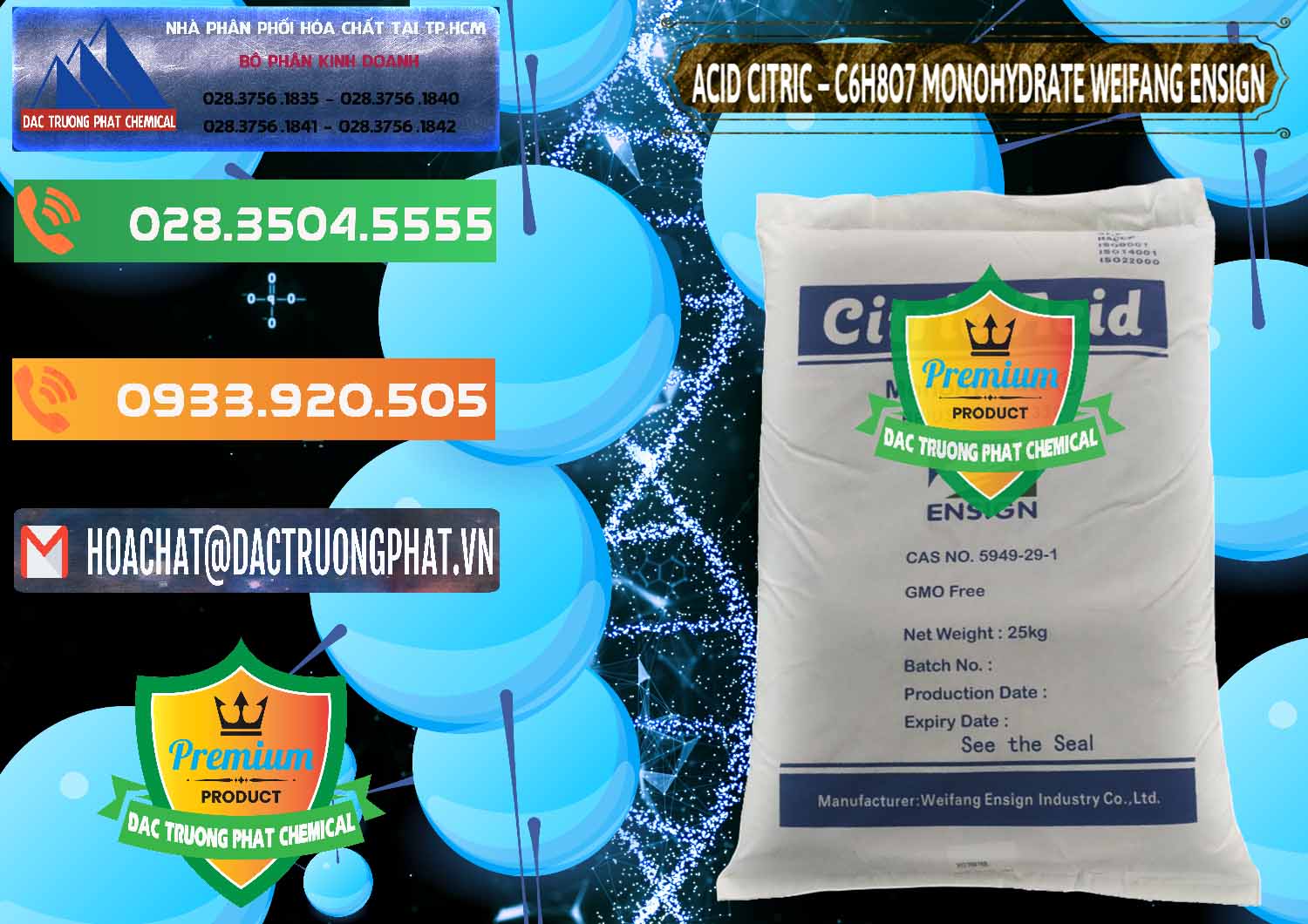 Bán & phân phối Acid Citric - Axit Citric Monohydrate Weifang Trung Quốc China - 0009 - Công ty chuyên cung cấp _ nhập khẩu hóa chất tại TP.HCM - hoachatxulynuoc.com.vn
