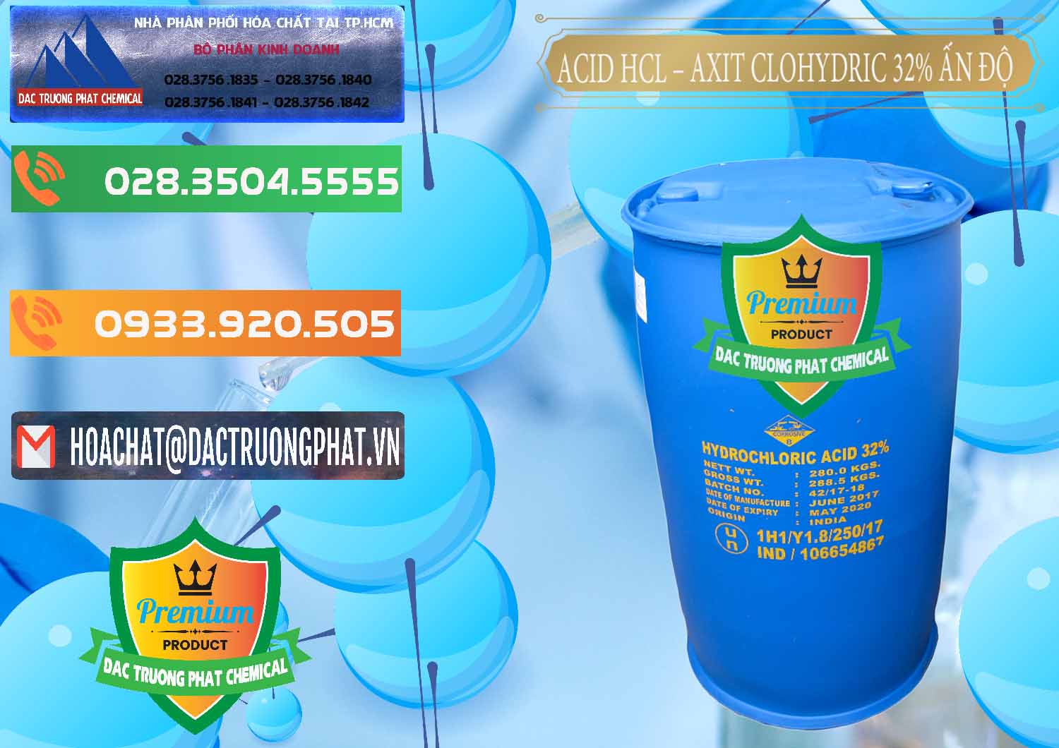 Đơn vị bán và cung cấp Acid HCL - Axit Cohidric 32% - 35% Ấn Độ India - 0010 - Công ty kinh doanh ( cung cấp ) hóa chất tại TP.HCM - hoachatxulynuoc.com.vn