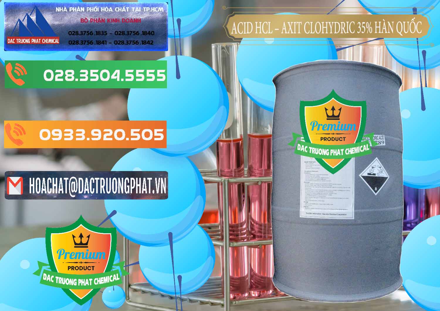 Chuyên bán - cung cấp Acid HCL - Axit Cohidric 35% Hàn Quốc Korea - 0011 - Đơn vị chuyên nhập khẩu - cung cấp hóa chất tại TP.HCM - hoachatxulynuoc.com.vn
