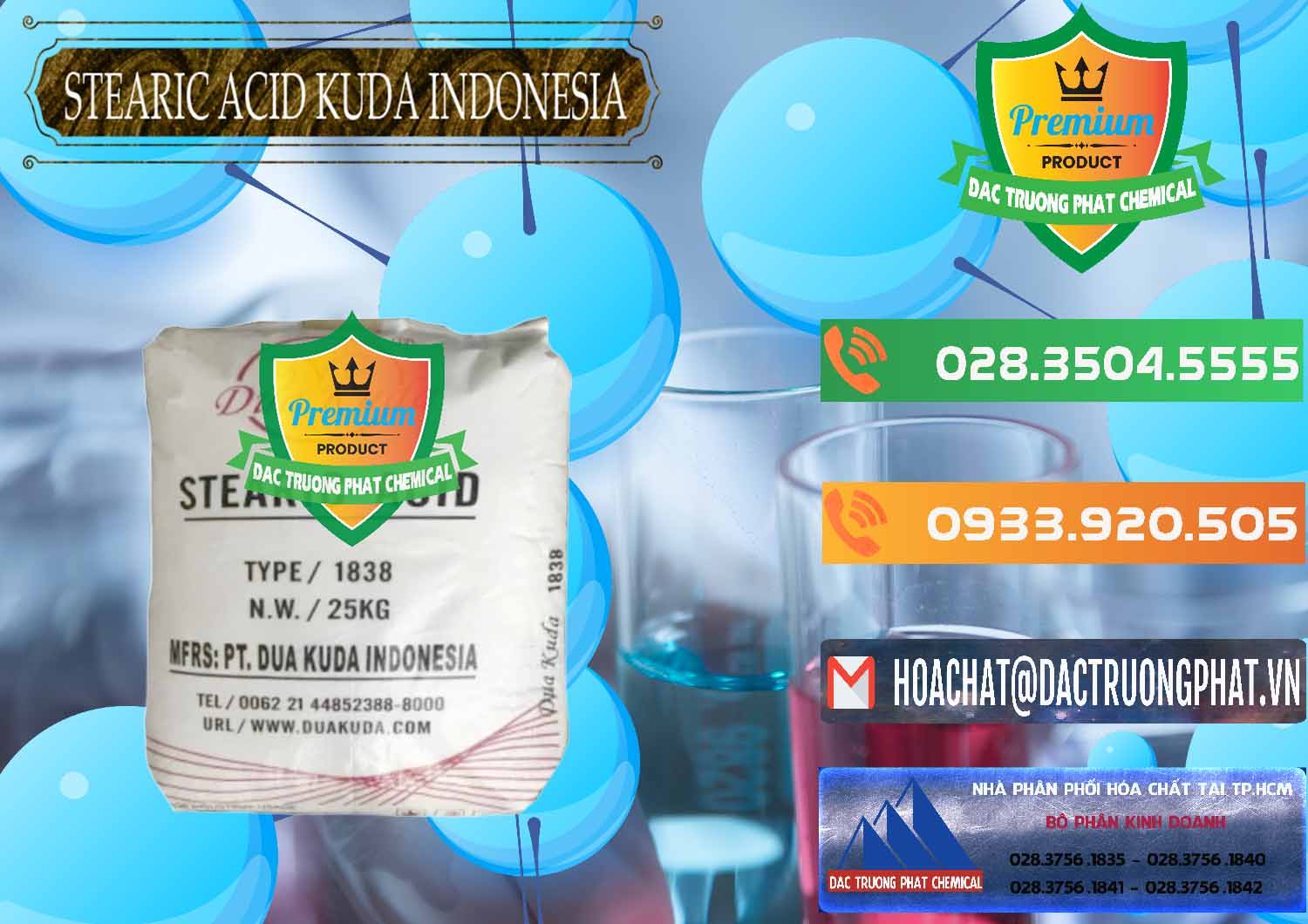 Công ty phân phối và bán Axit Stearic - Stearic Acid Dua Kuda Indonesia - 0388 - Nhà nhập khẩu & cung cấp hóa chất tại TP.HCM - hoachatxulynuoc.com.vn