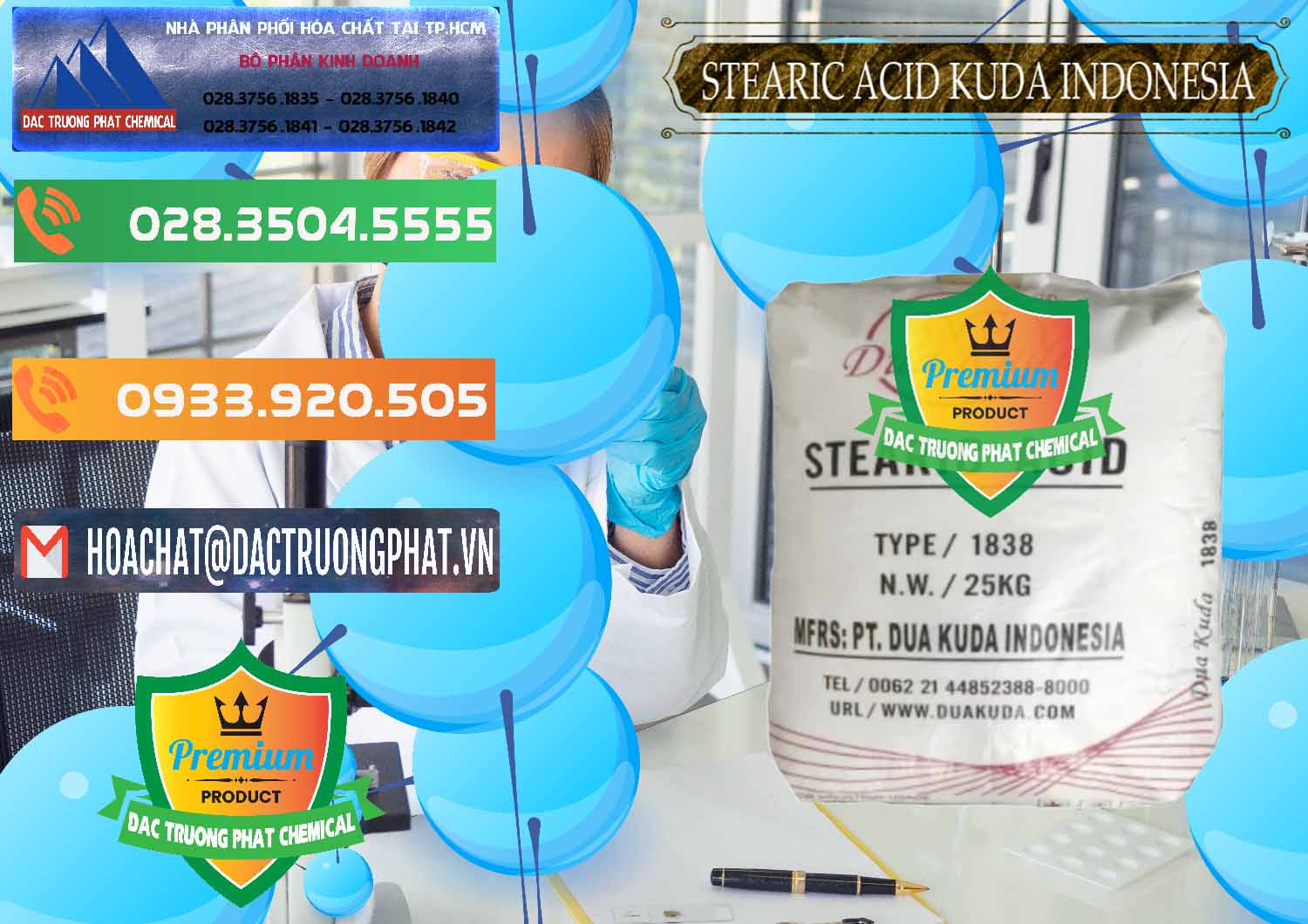 Công ty chuyên bán ( cung cấp ) Axit Stearic - Stearic Acid Dua Kuda Indonesia - 0388 - Đơn vị nhập khẩu & cung cấp hóa chất tại TP.HCM - hoachatxulynuoc.com.vn