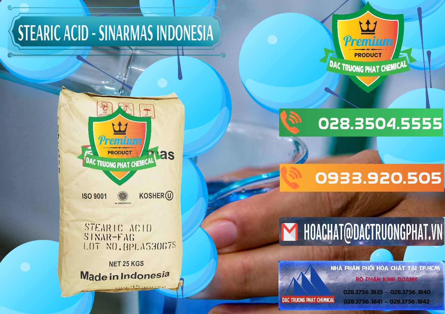 Đơn vị chuyên bán _ phân phối Axit Stearic - Stearic Acid Sinarmas Indonesia - 0389 - Đơn vị chuyên bán - cung cấp hóa chất tại TP.HCM - hoachatxulynuoc.com.vn