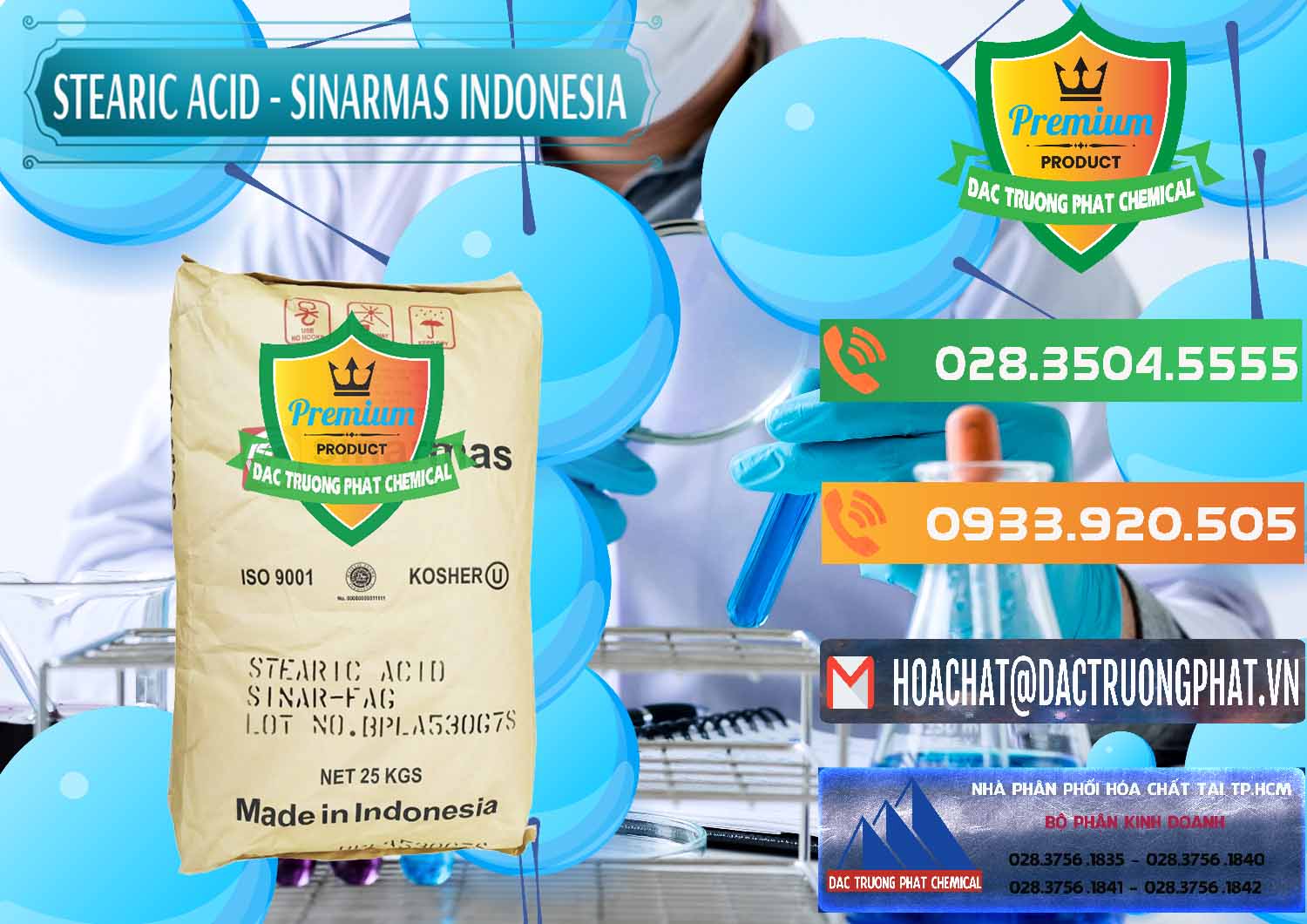 Cty cung cấp ( bán ) Axit Stearic - Stearic Acid Sinarmas Indonesia - 0389 - Công ty phân phối _ nhập khẩu hóa chất tại TP.HCM - hoachatxulynuoc.com.vn