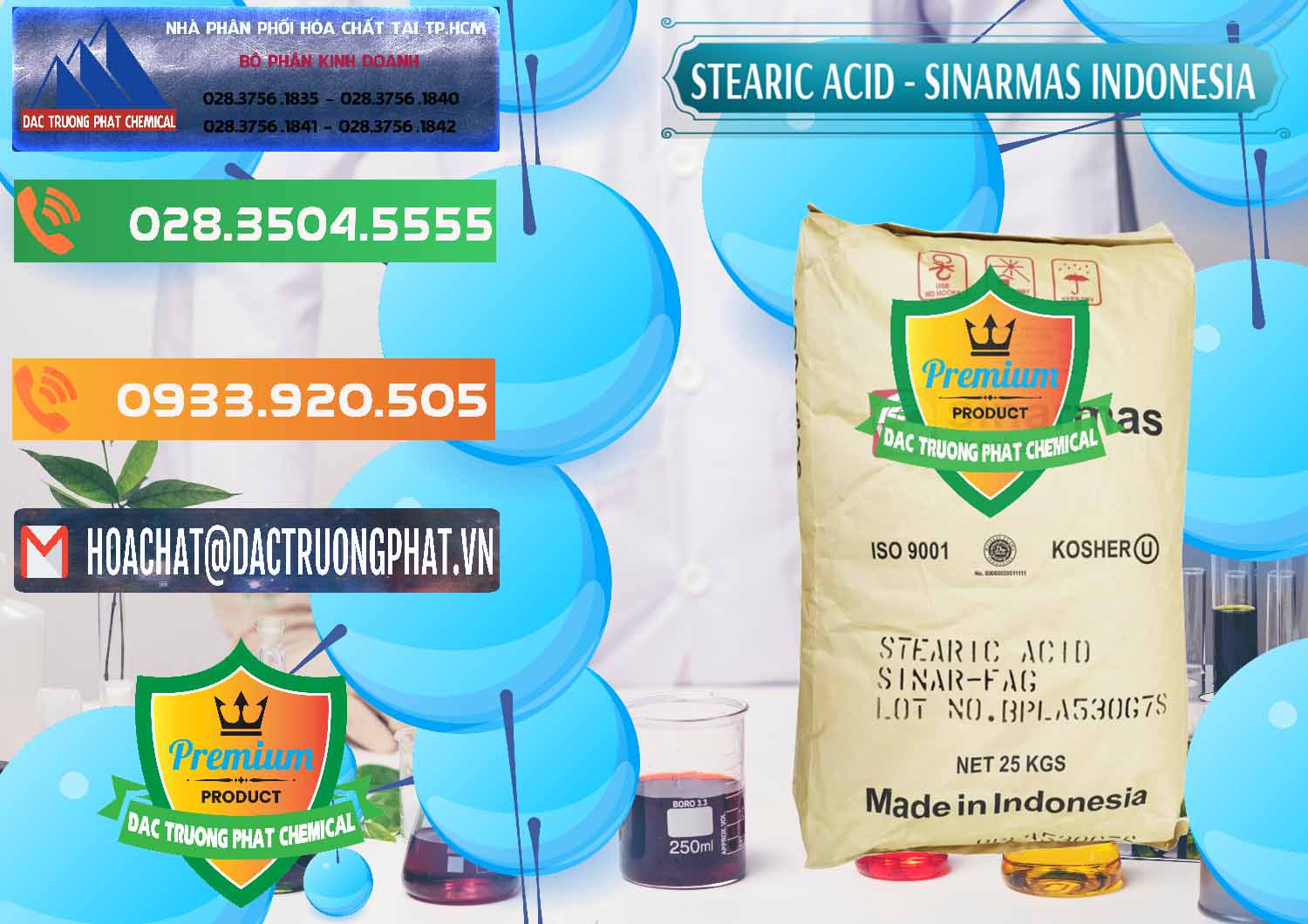 Nhà phân phối ( bán ) Axit Stearic - Stearic Acid Sinarmas Indonesia - 0389 - Công ty chuyên phân phối - cung ứng hóa chất tại TP.HCM - hoachatxulynuoc.com.vn