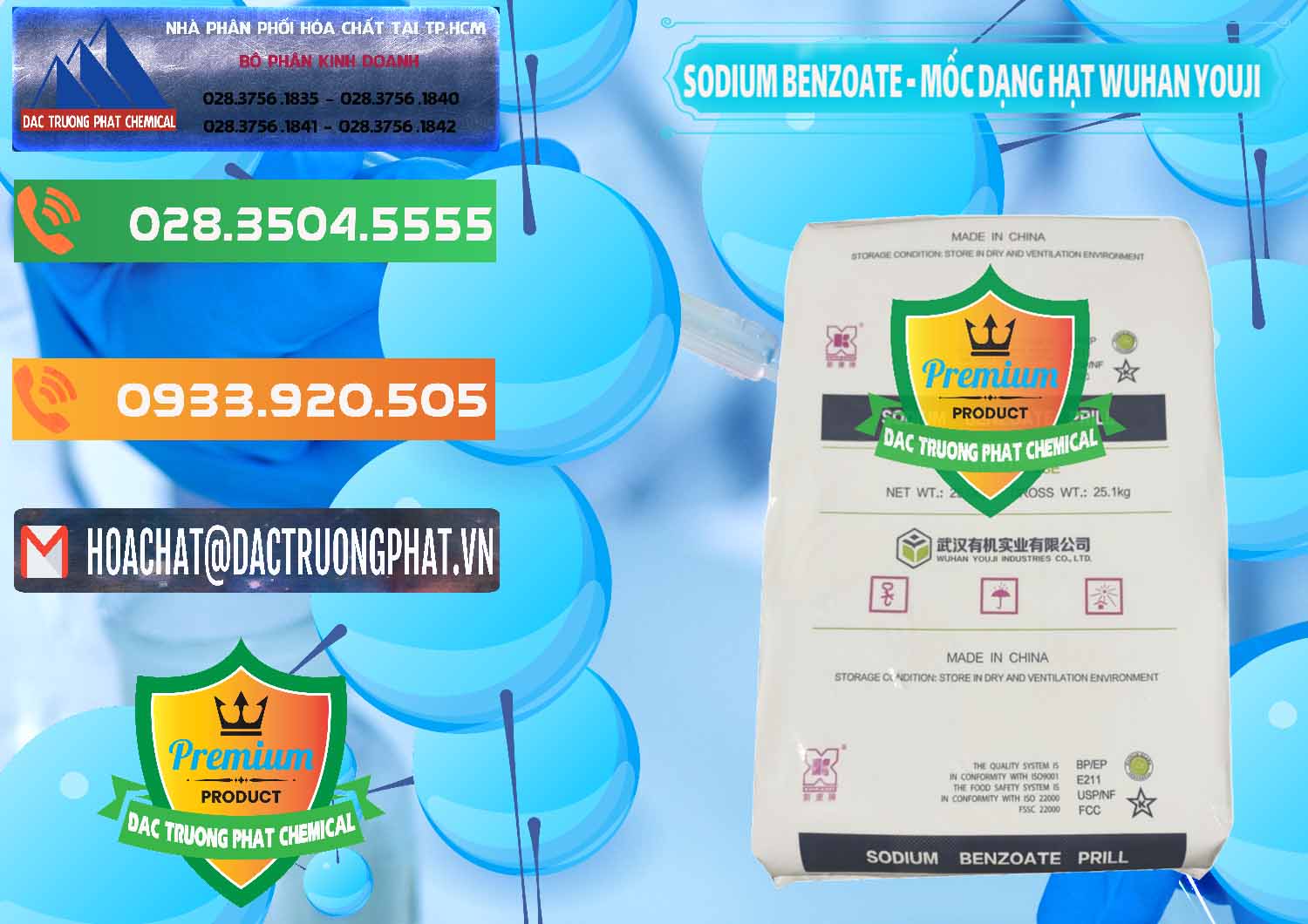 Kinh doanh - bán Sodium Benzoate - Mốc Dạng Hạt Food Grade Wuhan Youji Trung Quốc China - 0276 - Kinh doanh & phân phối hóa chất tại TP.HCM - hoachatxulynuoc.com.vn
