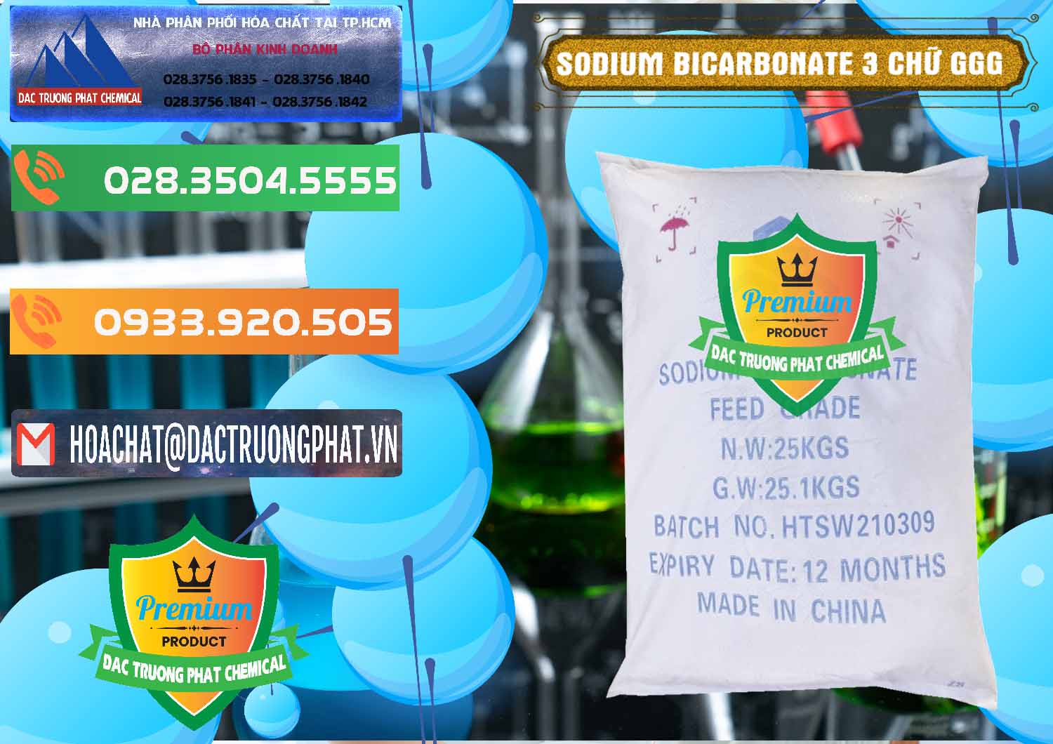 Đơn vị chuyên bán _ cung cấp Sodium Bicarbonate – Bicar NaHCO3 Food Grade 3 Chữ GGG Trung Quốc China - 0259 - Nơi nhập khẩu & phân phối hóa chất tại TP.HCM - hoachatxulynuoc.com.vn