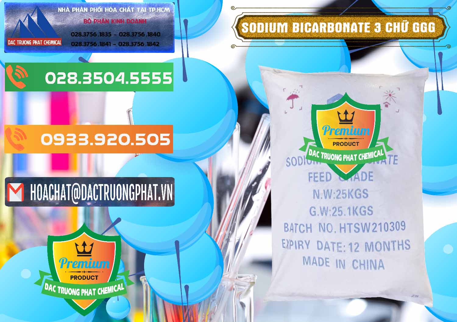 Nhập khẩu & bán Sodium Bicarbonate – Bicar NaHCO3 Food Grade 3 Chữ GGG Trung Quốc China - 0259 - Chuyên cung ứng ( phân phối ) hóa chất tại TP.HCM - hoachatxulynuoc.com.vn
