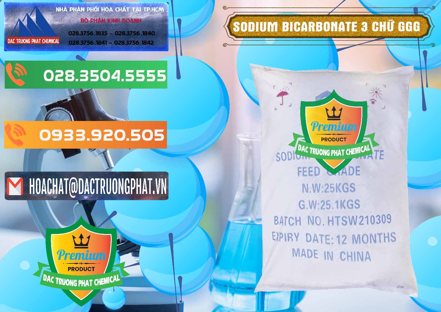 Đơn vị chuyên phân phối & bán Sodium Bicarbonate – Bicar NaHCO3 Food Grade 3 Chữ GGG Trung Quốc China - 0259 - Công ty chuyên cung cấp và nhập khẩu hóa chất tại TP.HCM - hoachatxulynuoc.com.vn