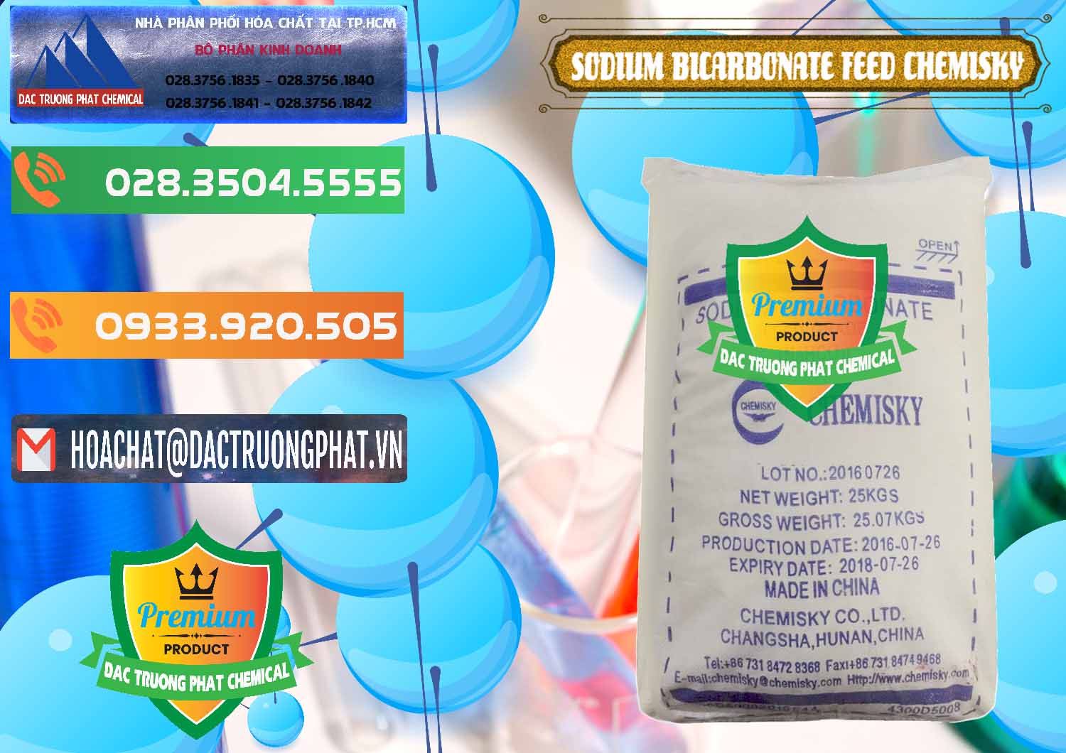 Đơn vị chuyên bán & phân phối Sodium Bicarbonate – Bicar NaHCO3 Feed Grade Chemisky Trung Quốc China - 0264 - Nơi nhập khẩu _ cung cấp hóa chất tại TP.HCM - hoachatxulynuoc.com.vn