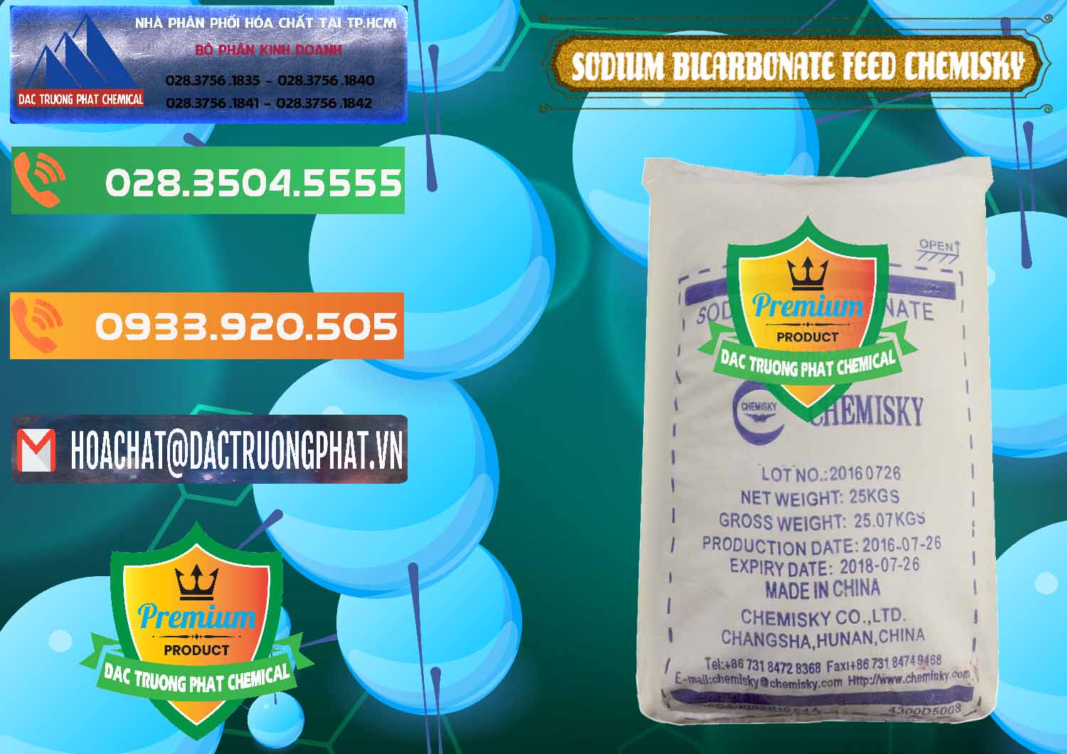Đơn vị kinh doanh và bán Sodium Bicarbonate – Bicar NaHCO3 Feed Grade Chemisky Trung Quốc China - 0264 - Cty phân phối và cung cấp hóa chất tại TP.HCM - hoachatxulynuoc.com.vn
