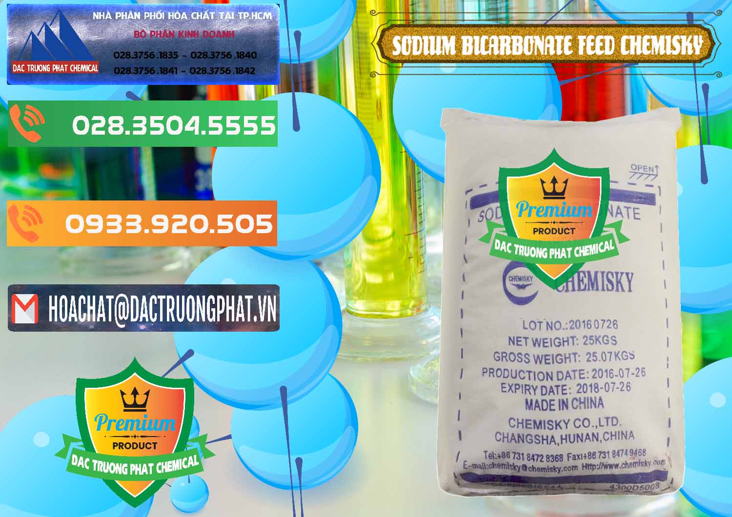 Nhà cung cấp và bán Sodium Bicarbonate – Bicar NaHCO3 Feed Grade Chemisky Trung Quốc China - 0264 - Nơi nhập khẩu ( cung cấp ) hóa chất tại TP.HCM - hoachatxulynuoc.com.vn