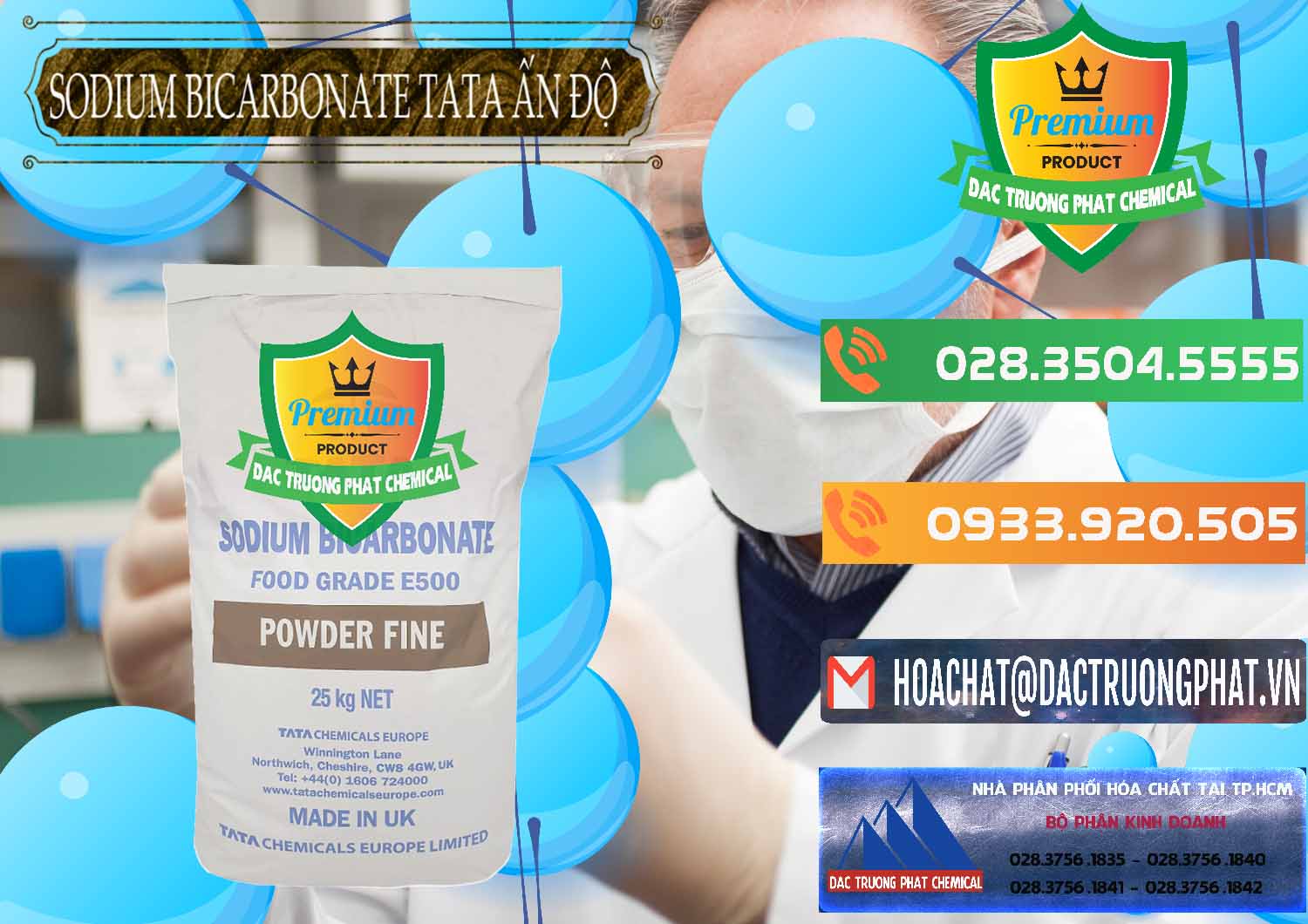 Công ty chuyên kinh doanh - bán Sodium Bicarbonate – Bicar NaHCO3 E500 Thực Phẩm Food Grade Tata Ấn Độ India - 0261 - Nơi phân phối _ cung cấp hóa chất tại TP.HCM - hoachatxulynuoc.com.vn