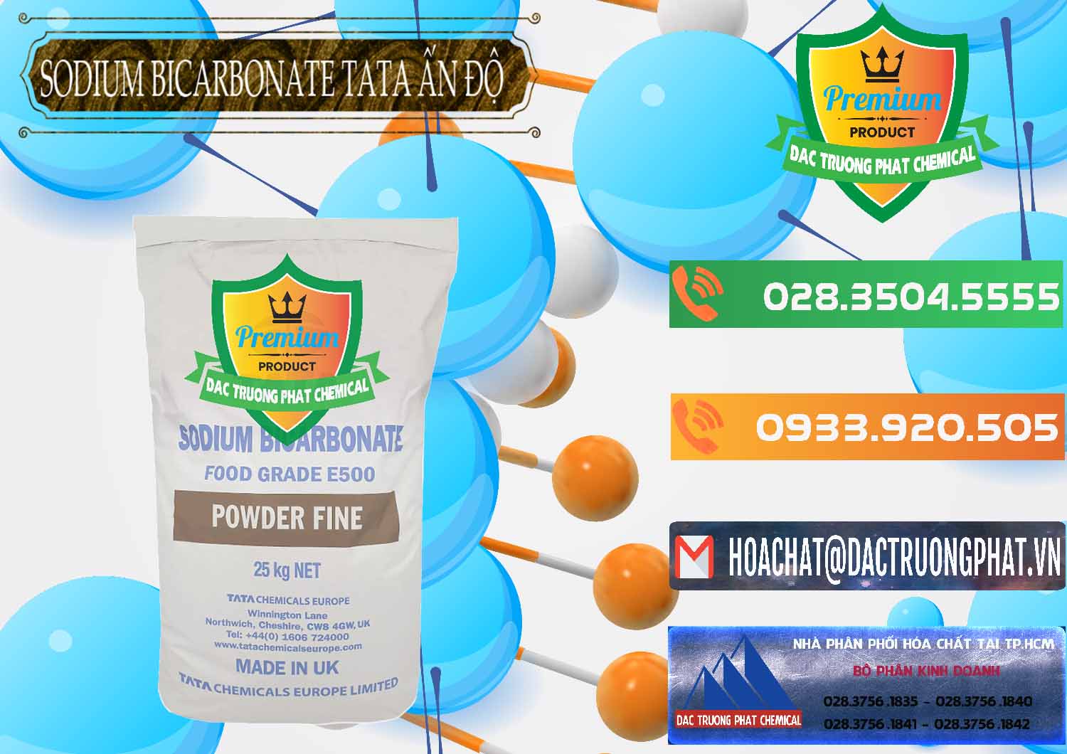 Công ty chuyên kinh doanh và bán Sodium Bicarbonate – Bicar NaHCO3 E500 Thực Phẩm Food Grade Tata Ấn Độ India - 0261 - Nơi chuyên cung ứng & phân phối hóa chất tại TP.HCM - hoachatxulynuoc.com.vn