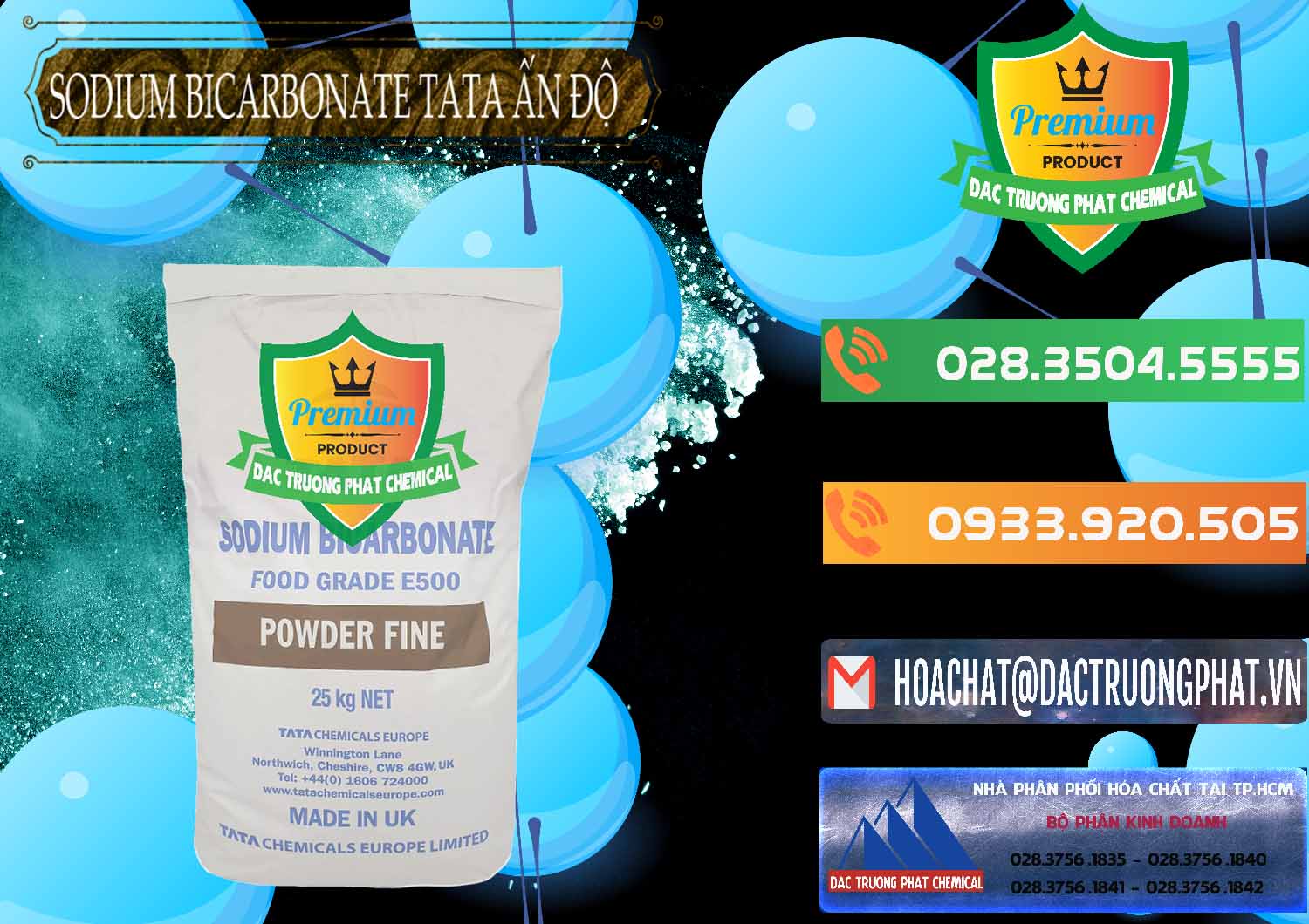Đơn vị chuyên bán & cung cấp Sodium Bicarbonate – Bicar NaHCO3 E500 Thực Phẩm Food Grade Tata Ấn Độ India - 0261 - Nhà phân phối & bán hóa chất tại TP.HCM - hoachatxulynuoc.com.vn