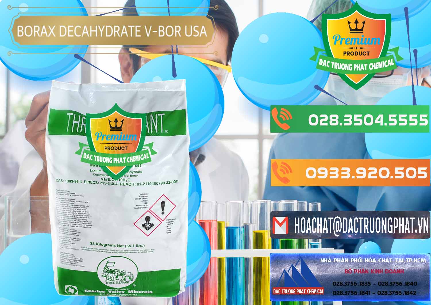 Cty bán và cung ứng Borax Decahydrate NA2B4O7.10H2O Mỹ V-Bor Usa - 0032 - Cty phân phối & nhập khẩu hóa chất tại TP.HCM - hoachatxulynuoc.com.vn