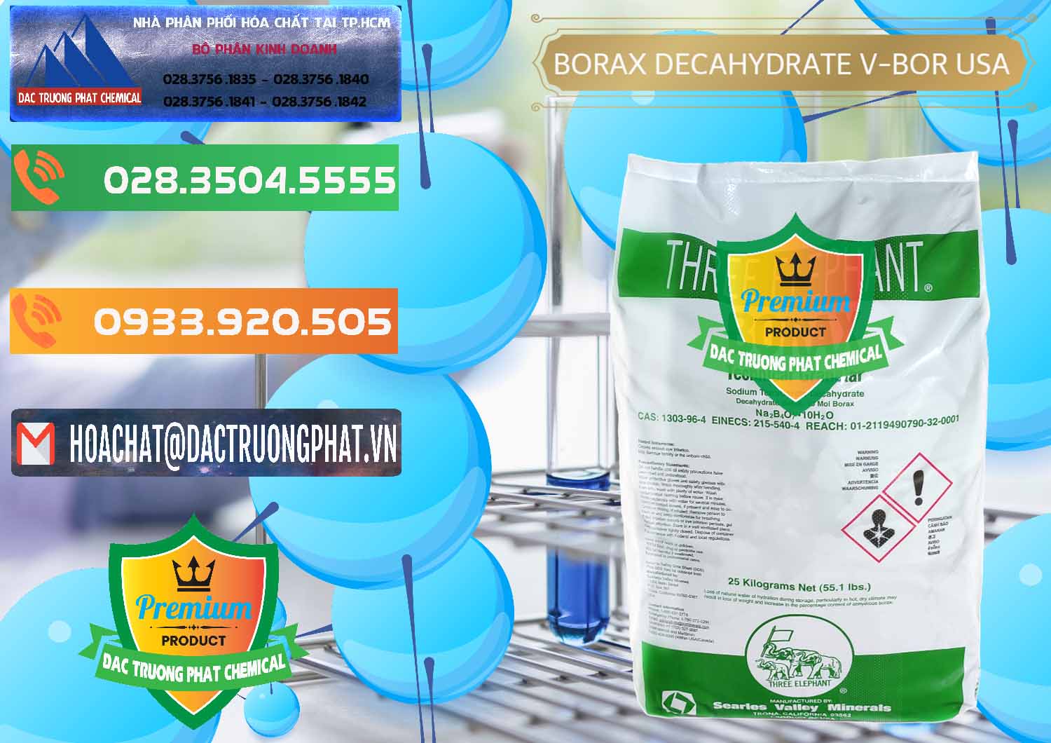 Công ty nhập khẩu & bán Borax Decahydrate NA2B4O7.10H2O Mỹ V-Bor Usa - 0032 - Nơi chuyên phân phối ( cung ứng ) hóa chất tại TP.HCM - hoachatxulynuoc.com.vn