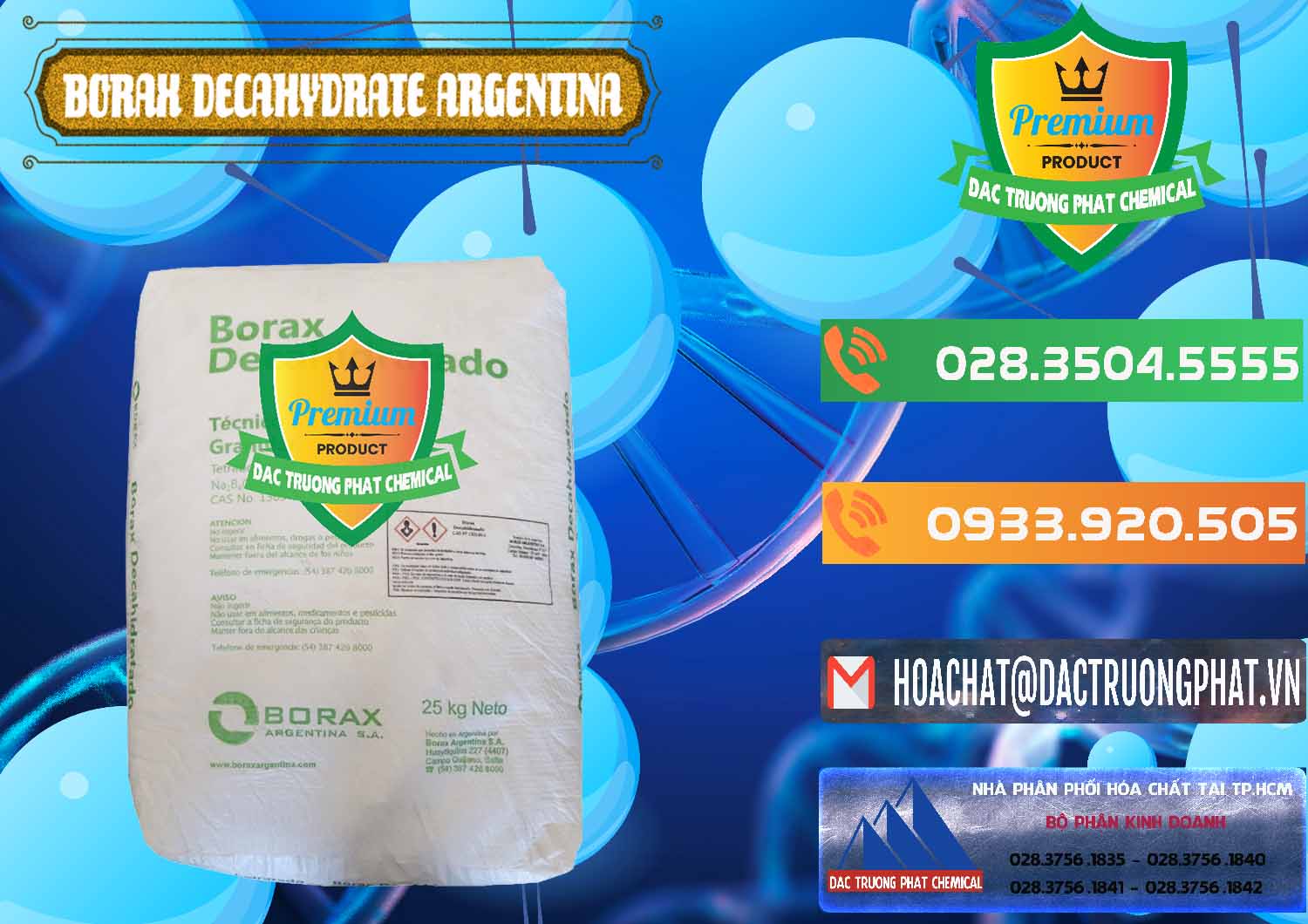Cty cung cấp & bán Borax Decahydrate Argentina - 0446 - Cty chuyên cung cấp và bán hóa chất tại TP.HCM - hoachatxulynuoc.com.vn