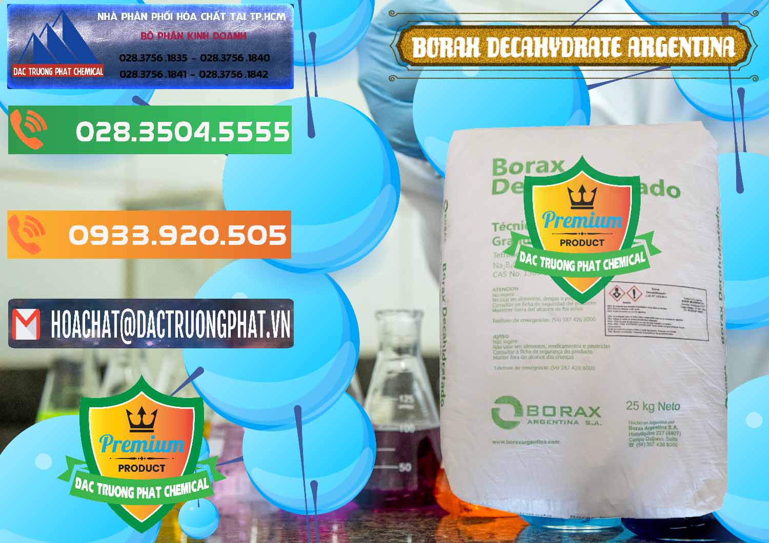 Đơn vị chuyên bán ( cung ứng ) Borax Decahydrate Argentina - 0446 - Công ty chuyên bán & cung cấp hóa chất tại TP.HCM - hoachatxulynuoc.com.vn