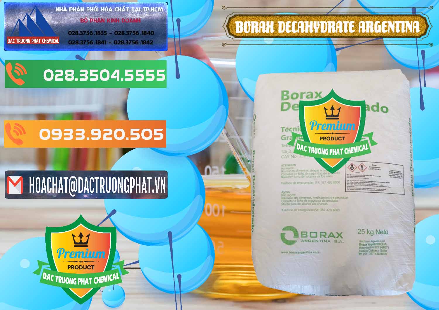 Nơi cung cấp ( bán ) Borax Decahydrate Argentina - 0446 - Công ty phân phối - cung cấp hóa chất tại TP.HCM - hoachatxulynuoc.com.vn