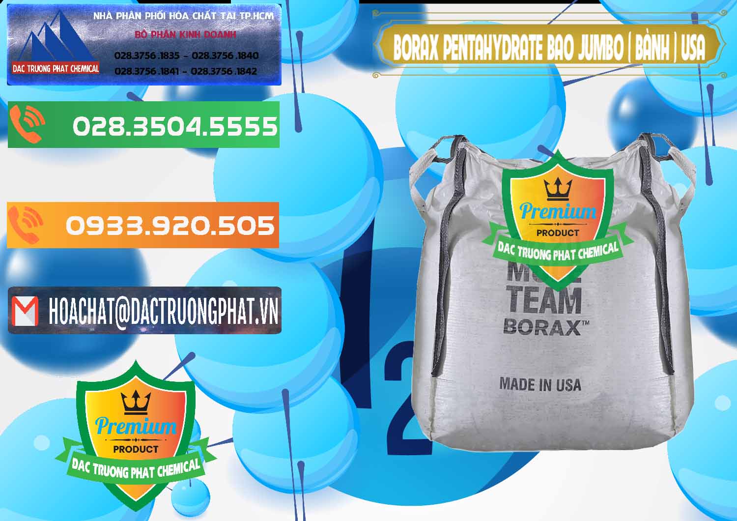 Công ty chuyên kinh doanh & bán Borax Pentahydrate Bao Jumbo ( Bành ) Mule 20 Team Mỹ Usa - 0278 - Nhà phân phối - cung cấp hóa chất tại TP.HCM - hoachatxulynuoc.com.vn