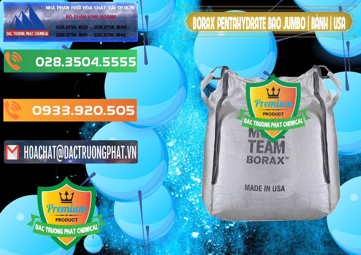Chuyên cung cấp & bán Borax Pentahydrate Bao Jumbo ( Bành ) Mule 20 Team Mỹ Usa - 0278 - Chuyên cung cấp & phân phối hóa chất tại TP.HCM - hoachatxulynuoc.com.vn