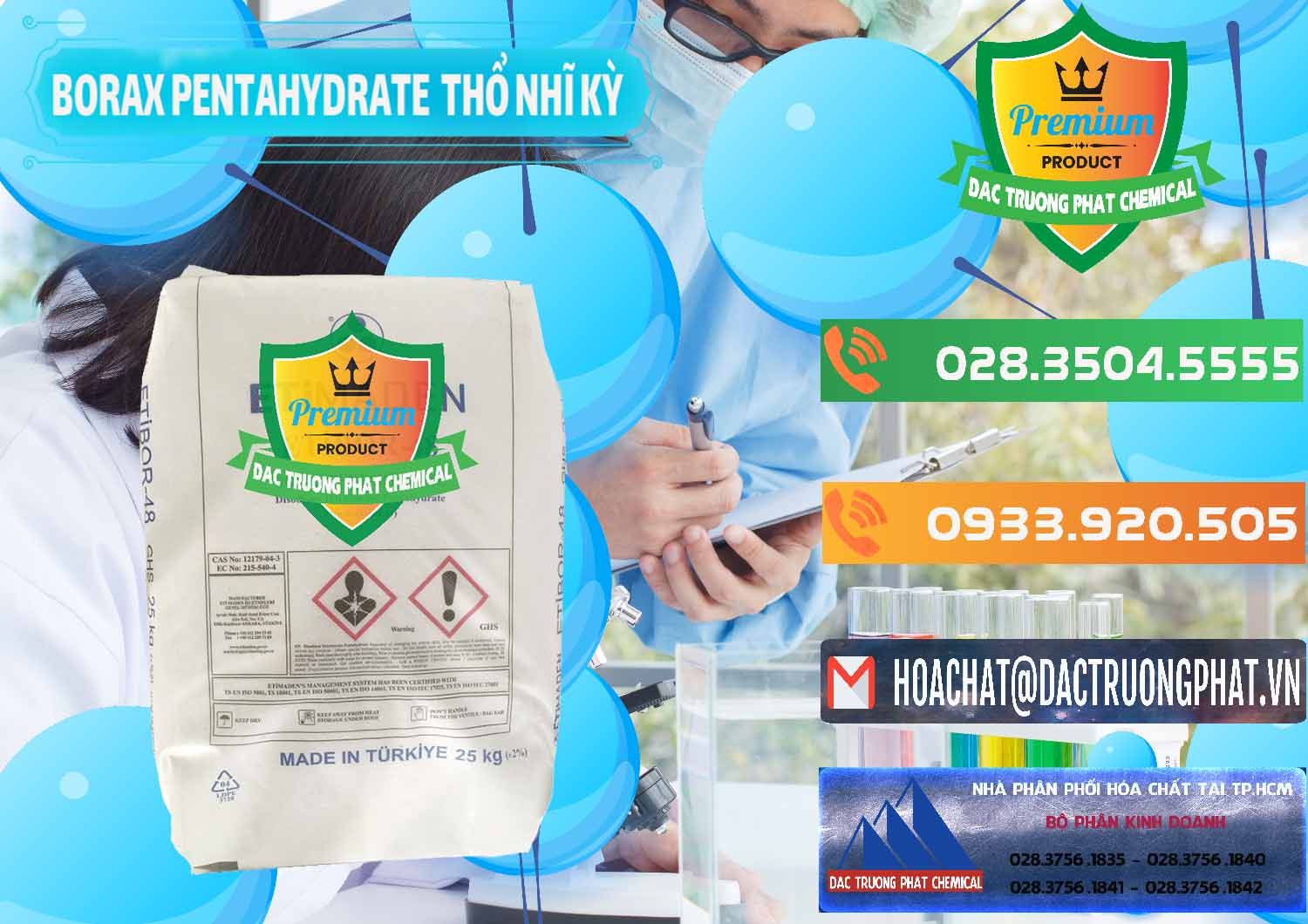 Công ty chuyên phân phối _ bán Borax Pentahydrate Thổ Nhĩ Kỳ Turkey - 0431 - Cung ứng & phân phối hóa chất tại TP.HCM - hoachatxulynuoc.com.vn