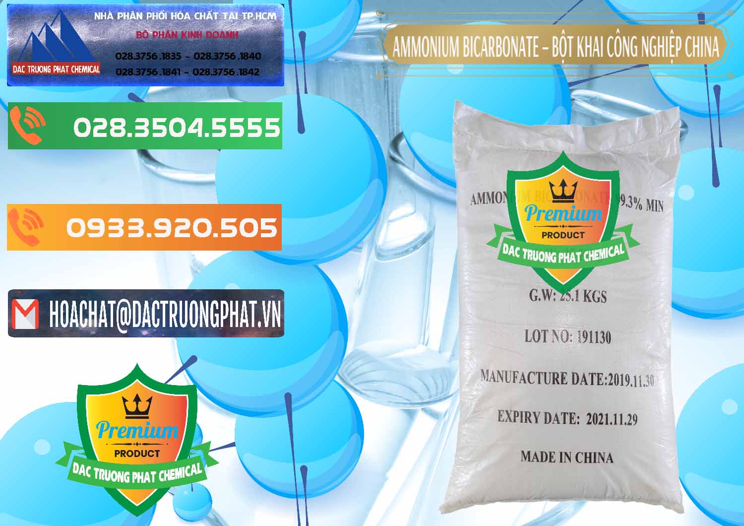 Công ty cung ứng _ bán Ammonium Bicarbonate – Bột Khai Công Nghiệp Trung Quốc China - 0020 - Chuyên kinh doanh _ phân phối hóa chất tại TP.HCM - hoachatxulynuoc.com.vn