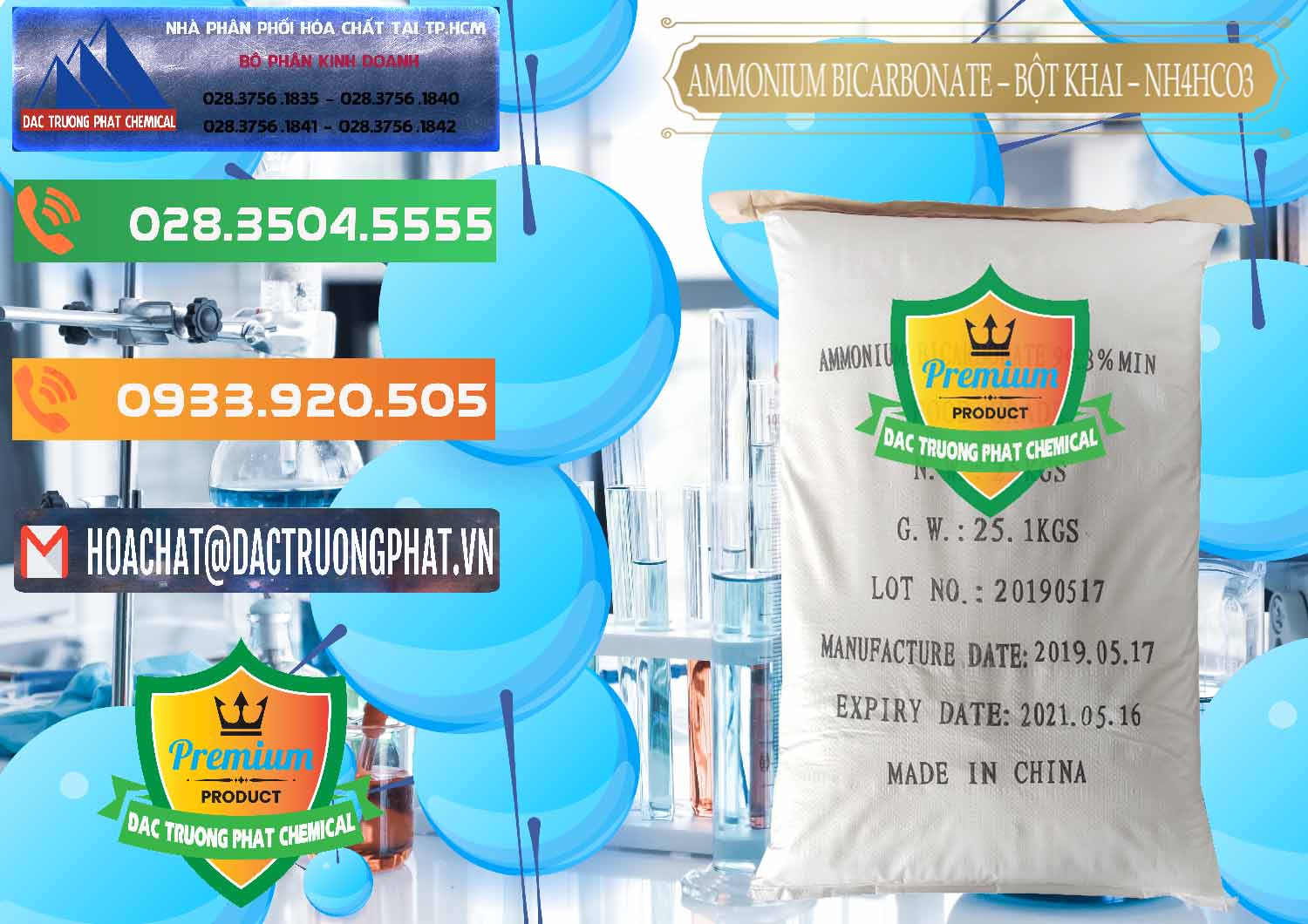 Công ty chuyên cung cấp và bán Ammonium Bicarbonate - Bột Khai Food Grade Trung Quốc China - 0018 - Cty nhập khẩu và cung cấp hóa chất tại TP.HCM - hoachatxulynuoc.com.vn