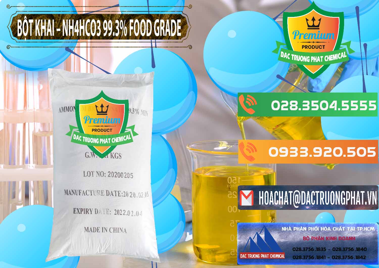 Công ty bán ( phân phối ) Ammonium Bicarbonate – Bột Khai NH4HCO3 Food Grade Trung Quốc China - 0019 - Nhà phân phối và cung cấp hóa chất tại TP.HCM - hoachatxulynuoc.com.vn