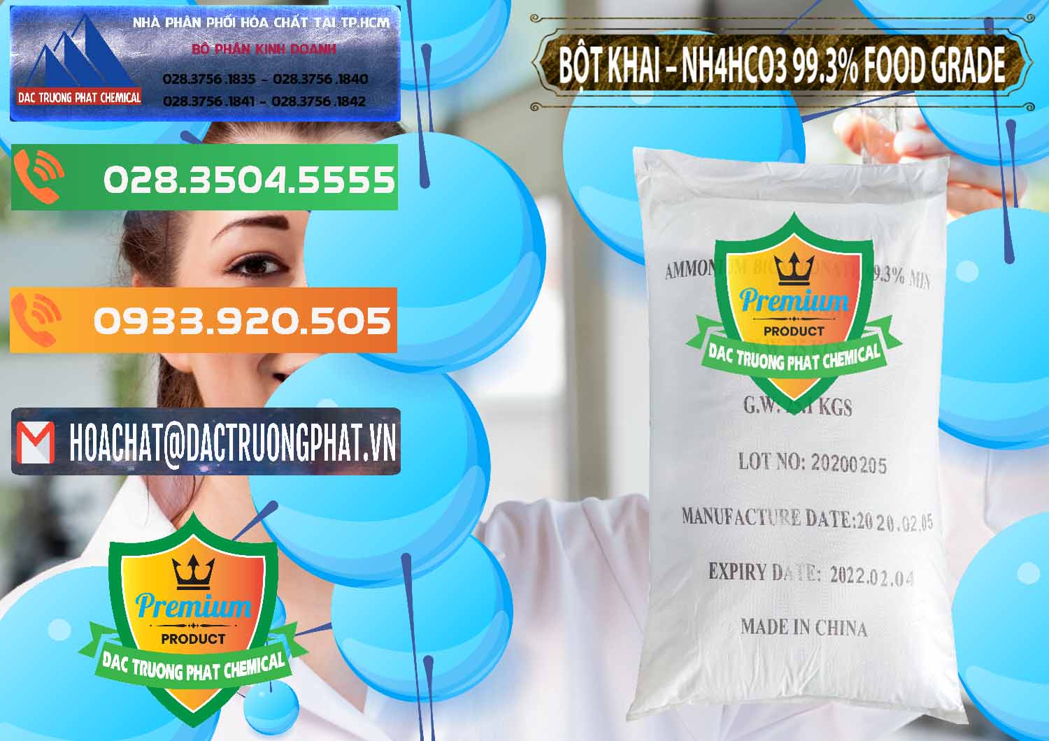 Cty cung ứng và bán Ammonium Bicarbonate – Bột Khai NH4HCO3 Food Grade Trung Quốc China - 0019 - Nhà phân phối _ bán hóa chất tại TP.HCM - hoachatxulynuoc.com.vn