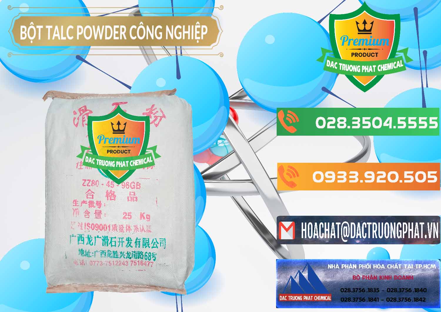 Bán - phân phối Bột Talc Powder Công Nghiệp Trung Quốc China - 0037 - Nơi chuyên bán & cung cấp hóa chất tại TP.HCM - hoachatxulynuoc.com.vn