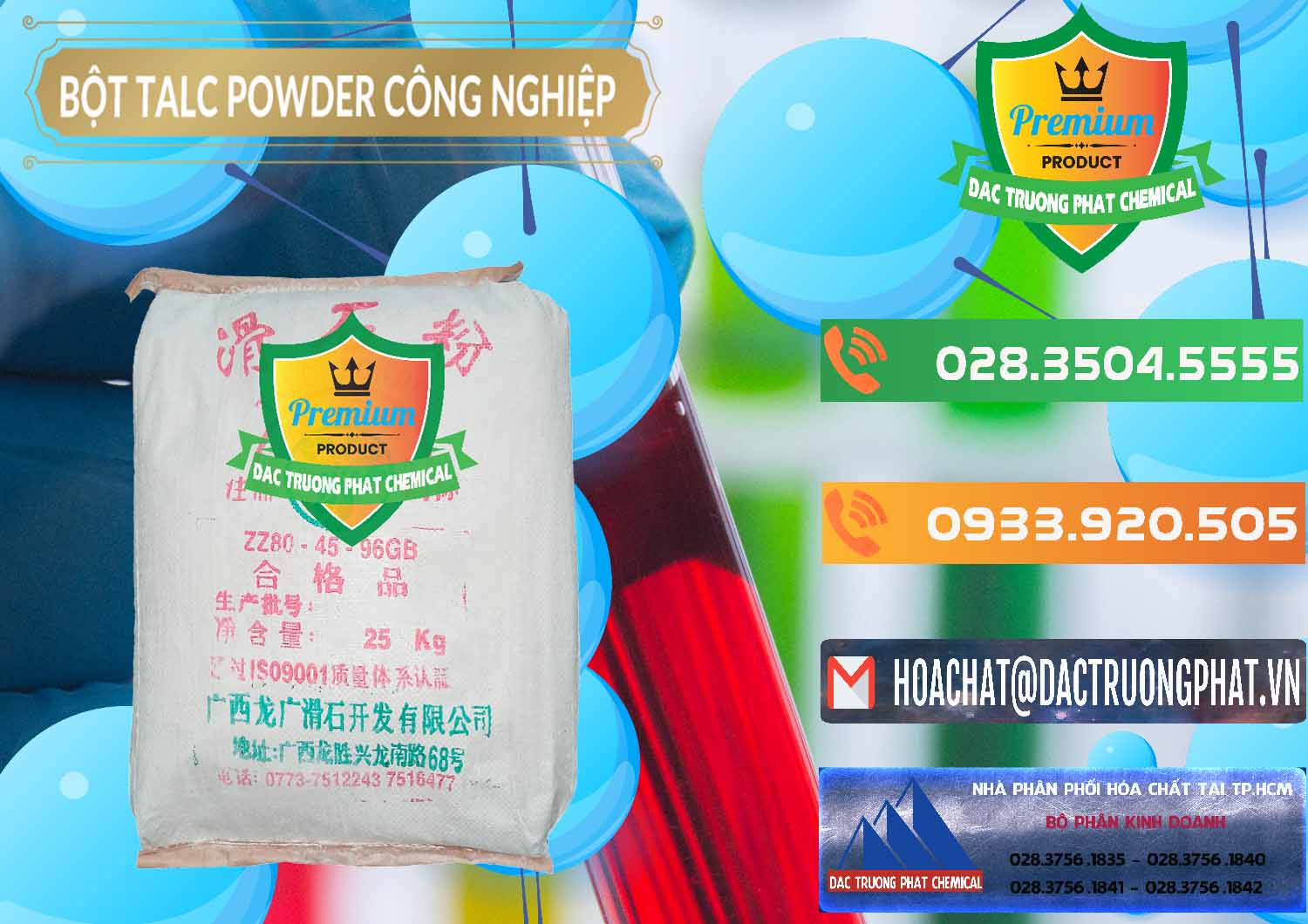 Đơn vị phân phối - bán Bột Talc Powder Công Nghiệp Trung Quốc China - 0037 - Cty chuyên cung cấp ( nhập khẩu ) hóa chất tại TP.HCM - hoachatxulynuoc.com.vn