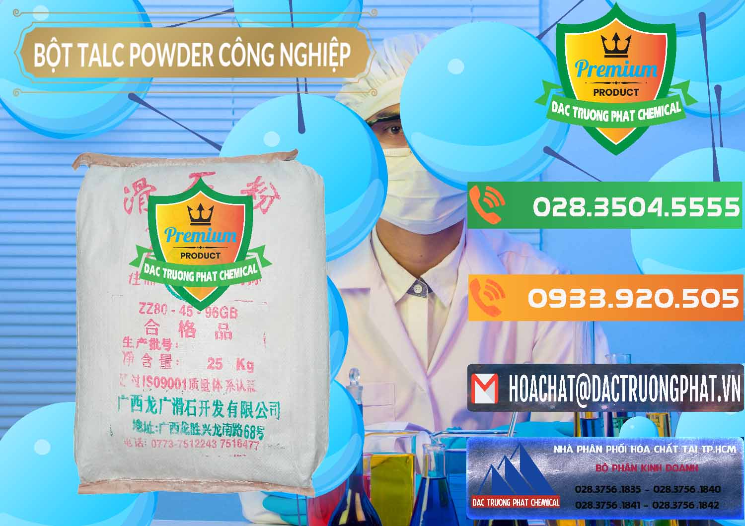 Cty bán _ cung ứng Bột Talc Powder Công Nghiệp Trung Quốc China - 0037 - Đơn vị chuyên cung cấp _ bán hóa chất tại TP.HCM - hoachatxulynuoc.com.vn