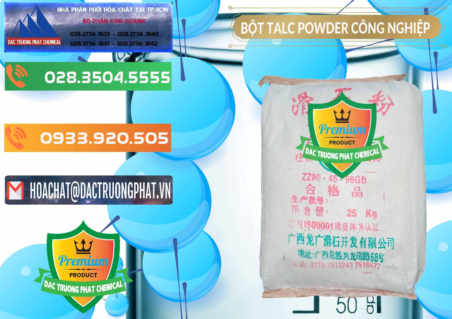 Đơn vị cung cấp & bán Bột Talc Powder Công Nghiệp Trung Quốc China - 0037 - Nơi chuyên cung cấp và kinh doanh hóa chất tại TP.HCM - hoachatxulynuoc.com.vn