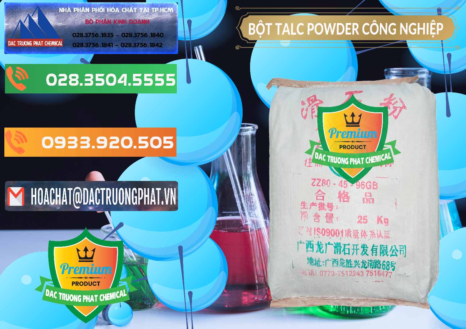 Cty cung ứng - bán Bột Talc Powder Công Nghiệp Trung Quốc China - 0037 - Nhà phân phối & cung ứng hóa chất tại TP.HCM - hoachatxulynuoc.com.vn