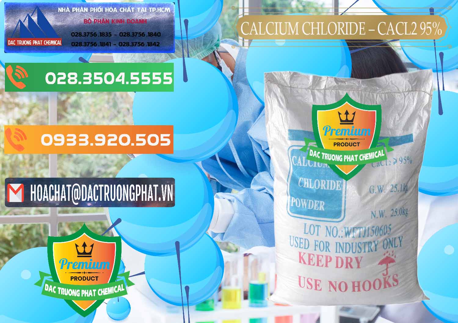 Đơn vị chuyên kinh doanh & bán CaCl2 – Canxi Clorua 95% Trung Quốc China - 0039 - Nơi bán & cung cấp hóa chất tại TP.HCM - hoachatxulynuoc.com.vn