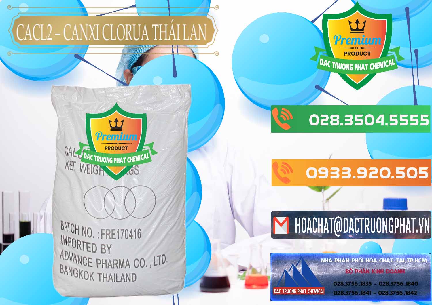 Chuyên kinh doanh - bán CaCl2 – Canxi Clorua 96% Thái Lan - 0042 - Nơi bán & cung cấp hóa chất tại TP.HCM - hoachatxulynuoc.com.vn