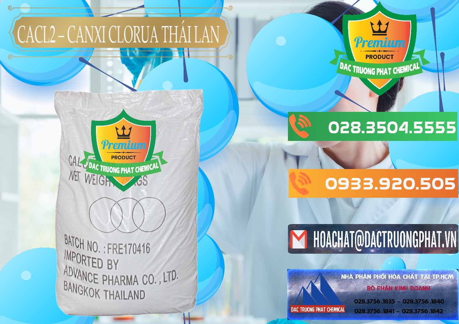Chuyên bán và cung cấp CaCl2 – Canxi Clorua 96% Thái Lan - 0042 - Chuyên phân phối và cung cấp hóa chất tại TP.HCM - hoachatxulynuoc.com.vn